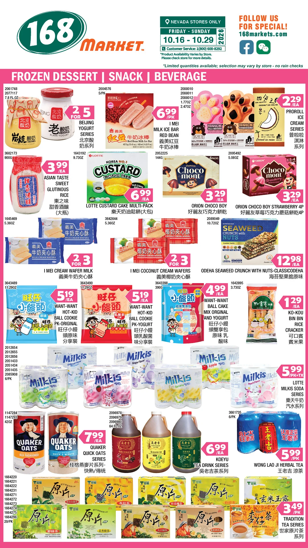 168 Market Las Vegas 168 Market Las Vegas Weekly Flyer - Page 4