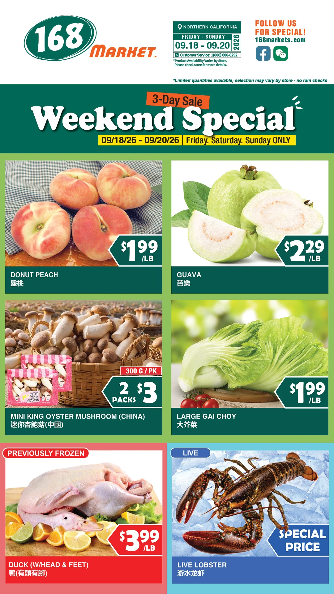 168 Market Northern California 168 Market Northern California Weekly Flyer - Page 2