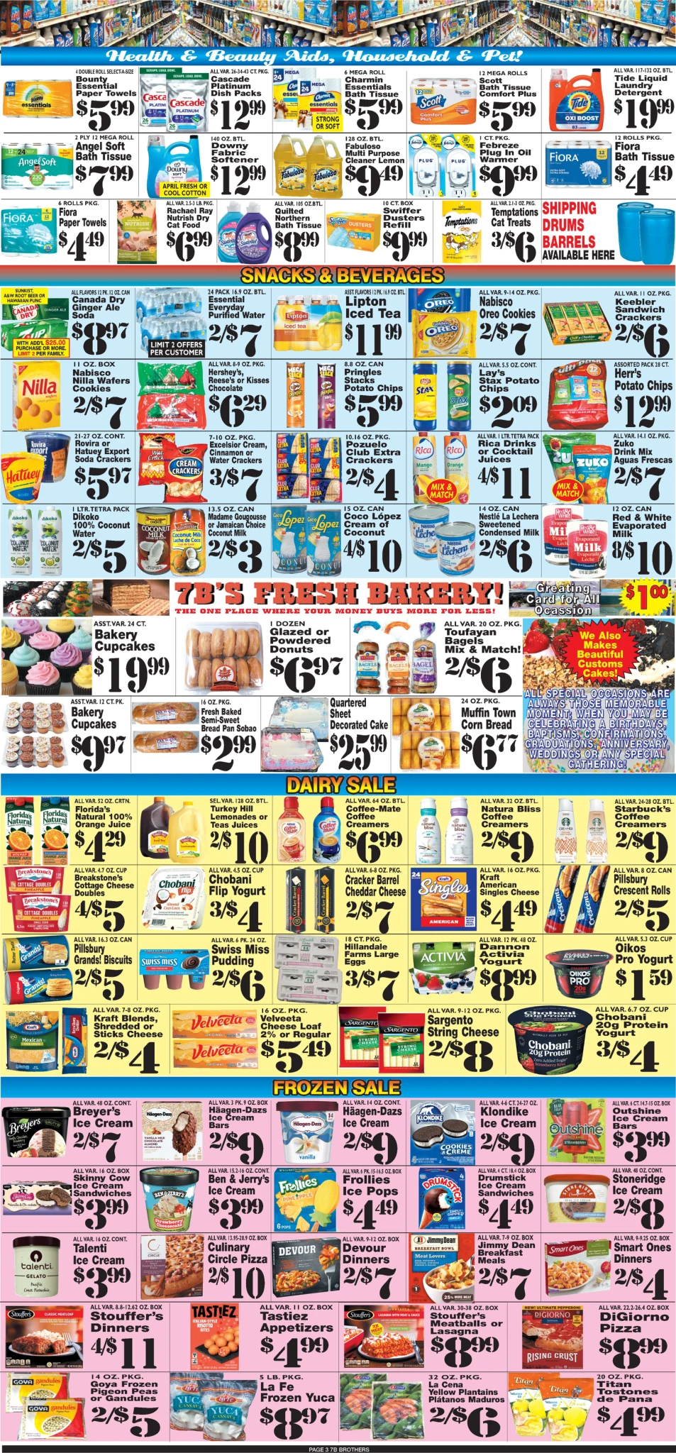 7 Brothers Supermarket Weekly Ad - Page 3
