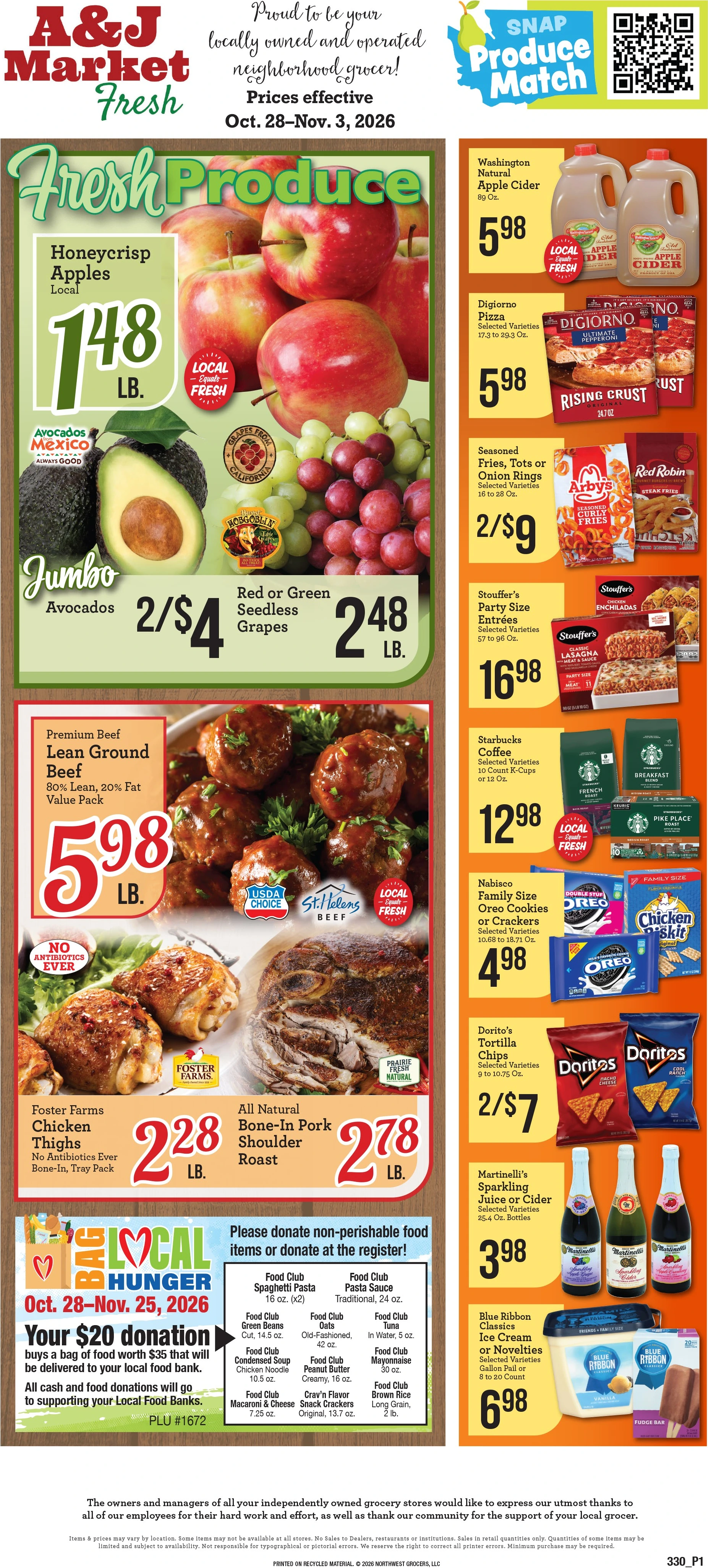 A & J Market A & J Market Weekly Ad - Page 1