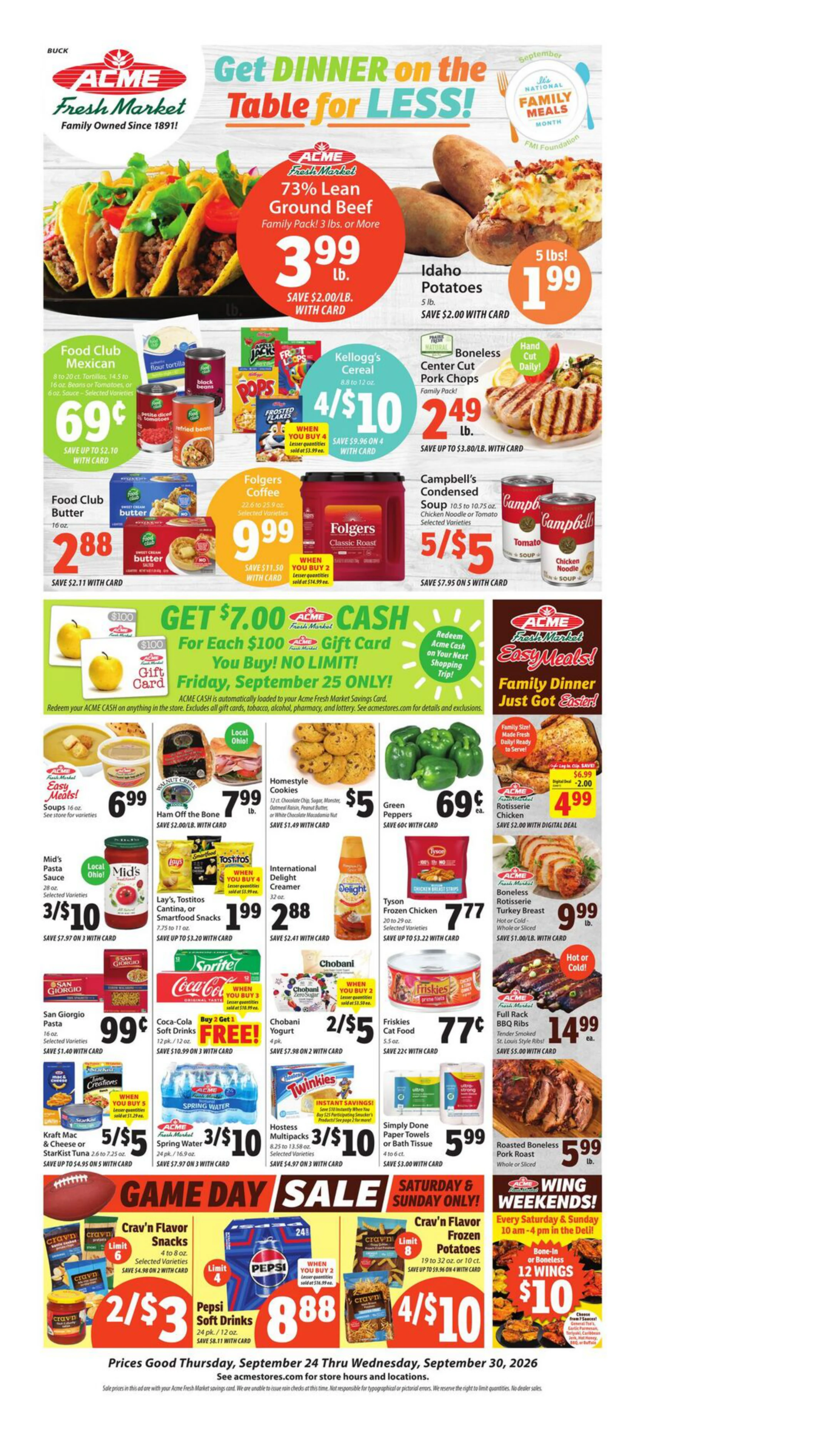 Acme Fresh Market Weekly - Page 1