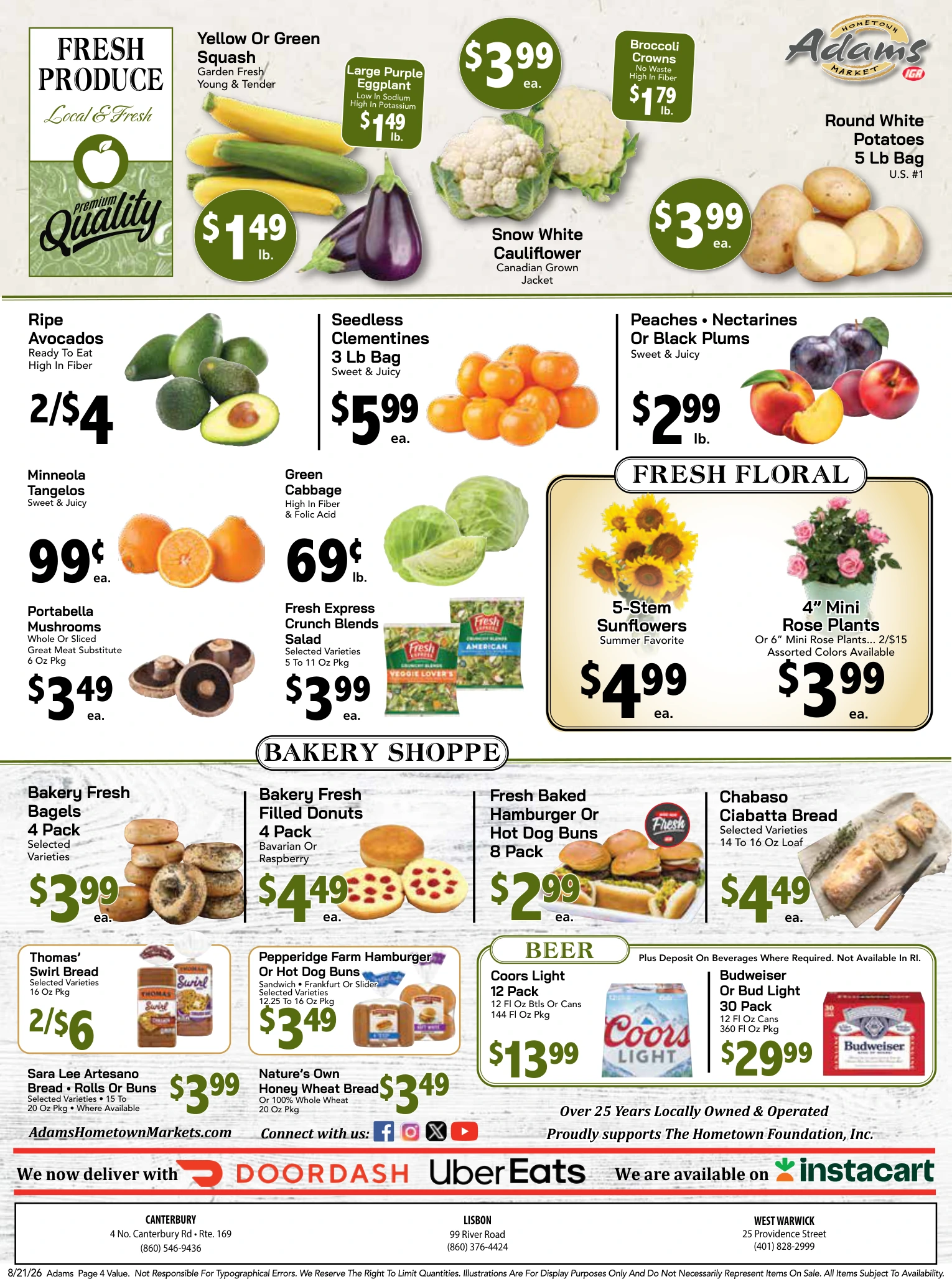 Adams Markets Weekly Ad - Page 4