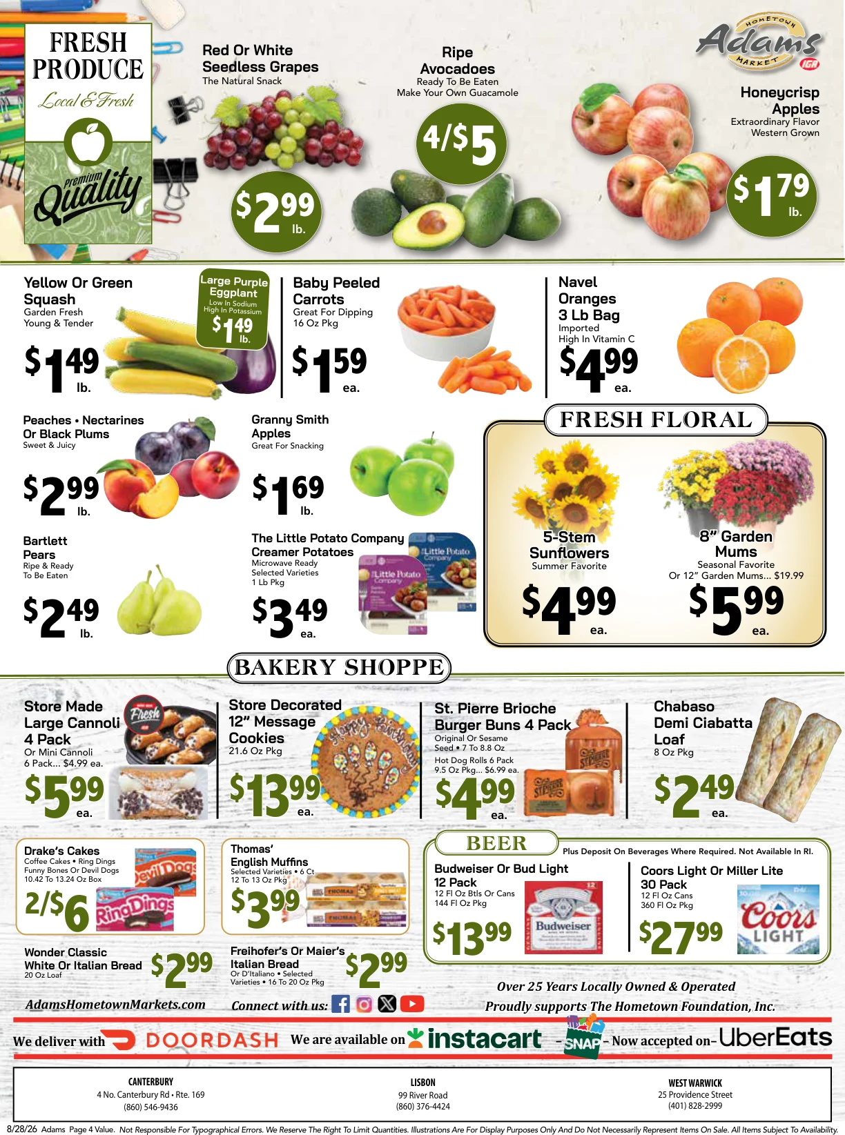 Adams Markets Weekly Ad - Page 4