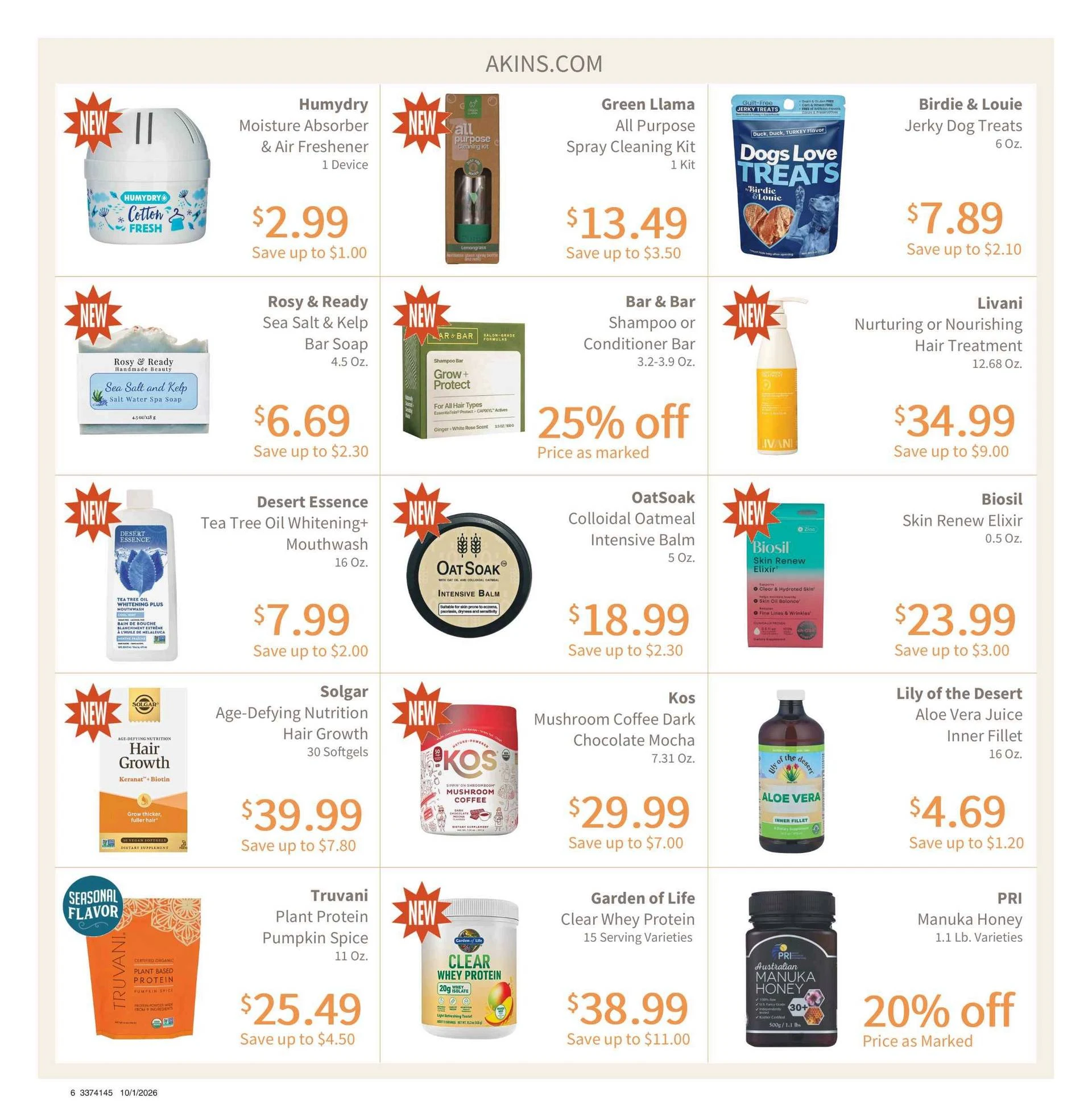Akin's Natural Foods Monthly Ad 9/30/2026 - 10/31/2026 - Page 6