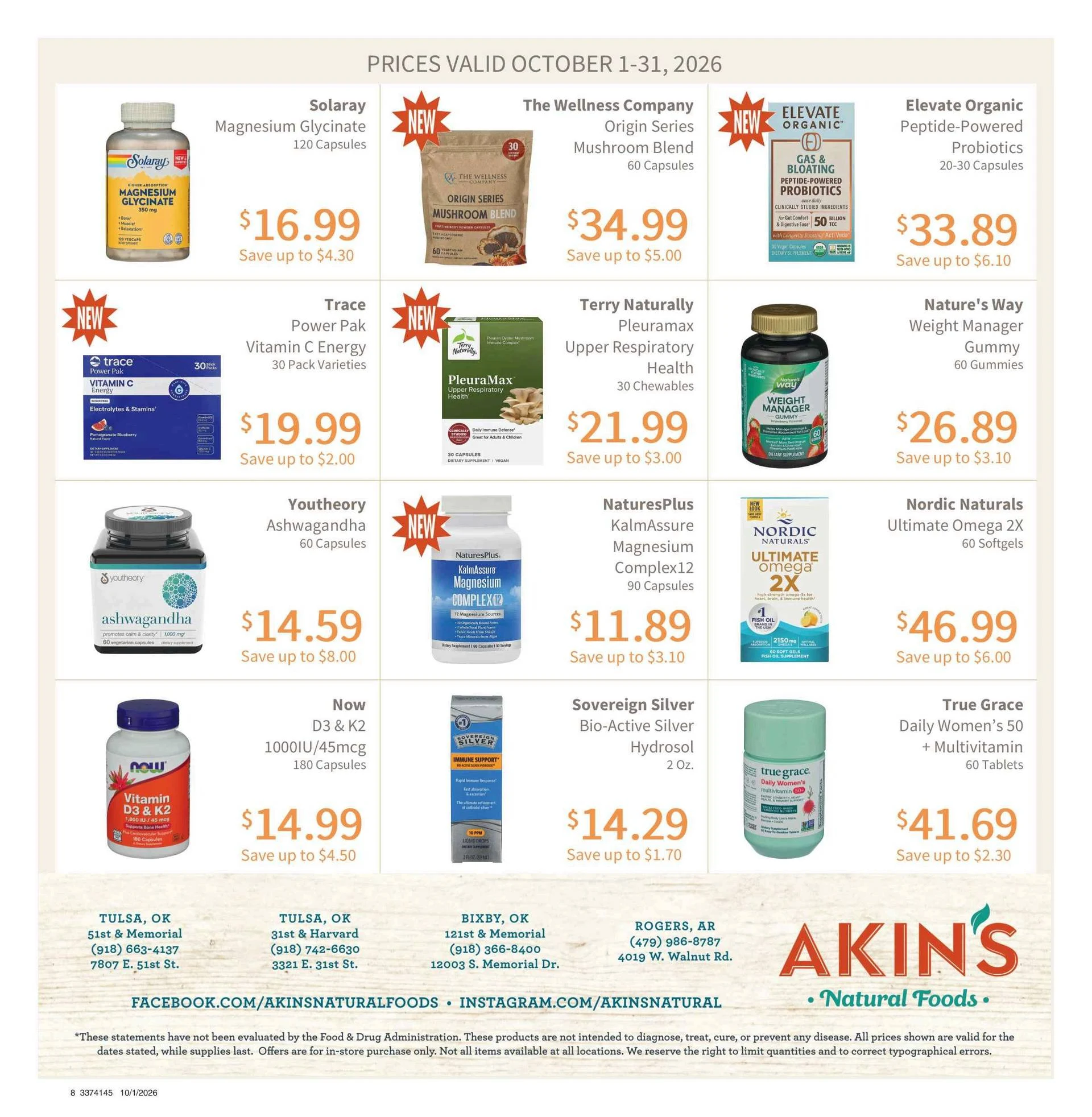 Akin's Natural Foods Monthly Ad 9/30/2026 - 10/31/2026 - Page 8