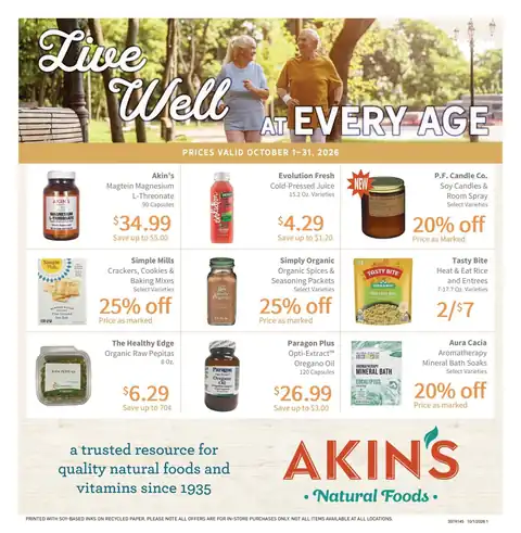 Monthly Ad 9/30/2026 - 10/31/2026