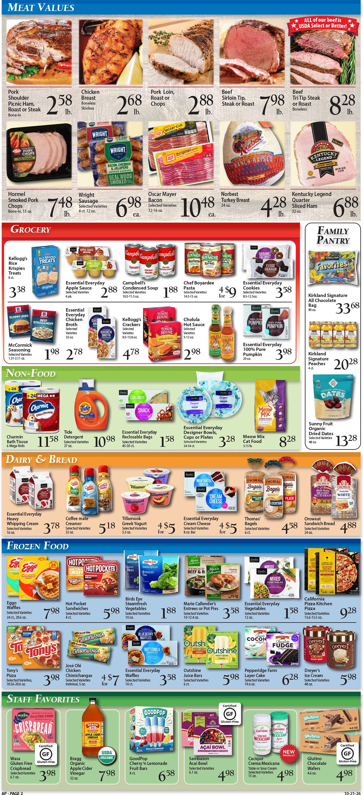 Alaskan Proud Markets Ketchikan | << Back What's On Sale? Ketchikan Thorne Bay - Page 2