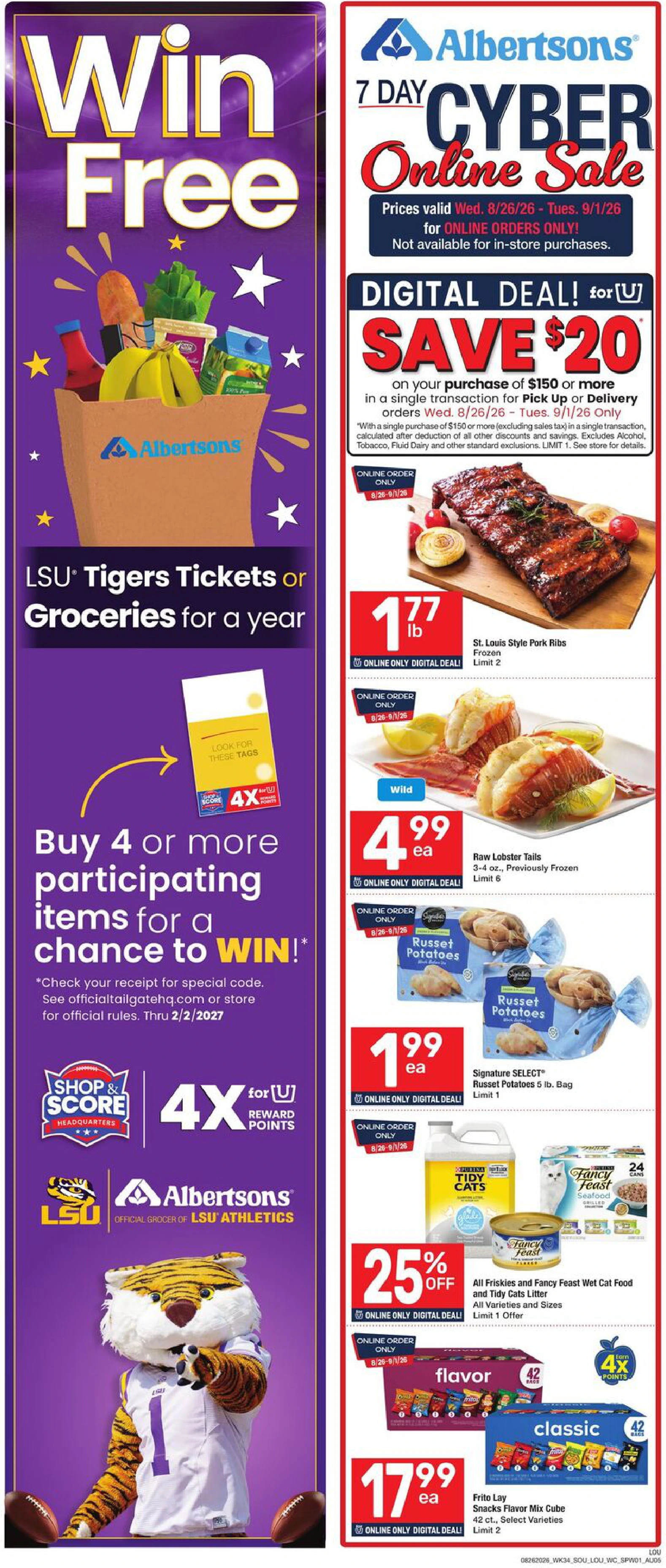 Albertsons Southern Weekly Ad - Page 1