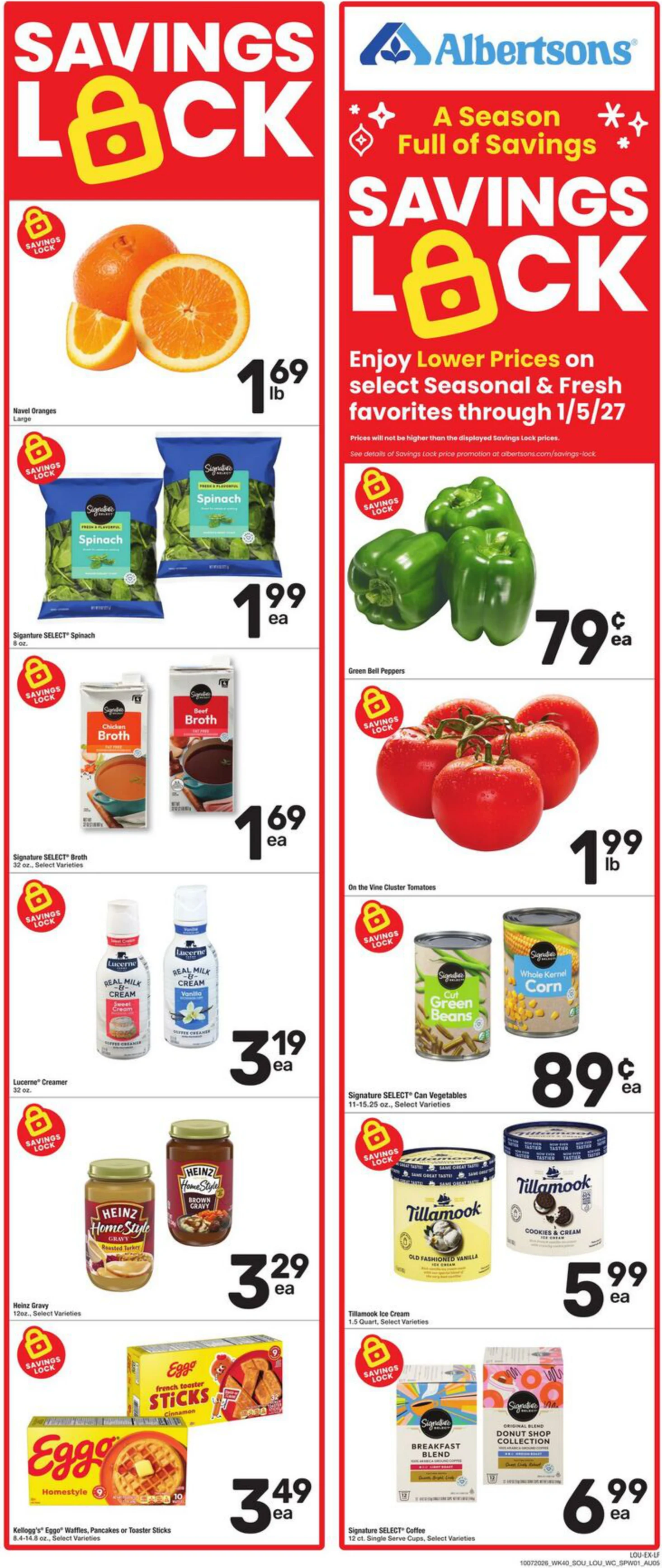 Albertsons Southern Weekly Ad - Page 1
