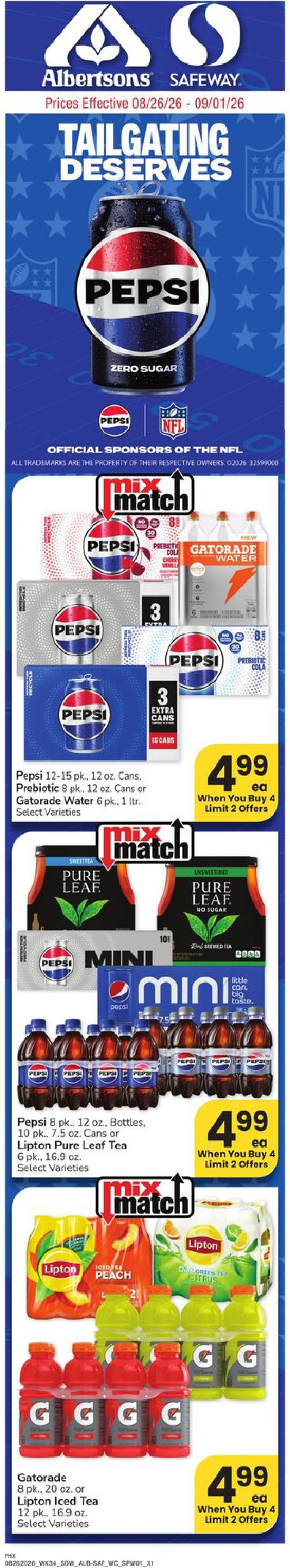 Albertsons Southwest Weekly Ad - Page 1