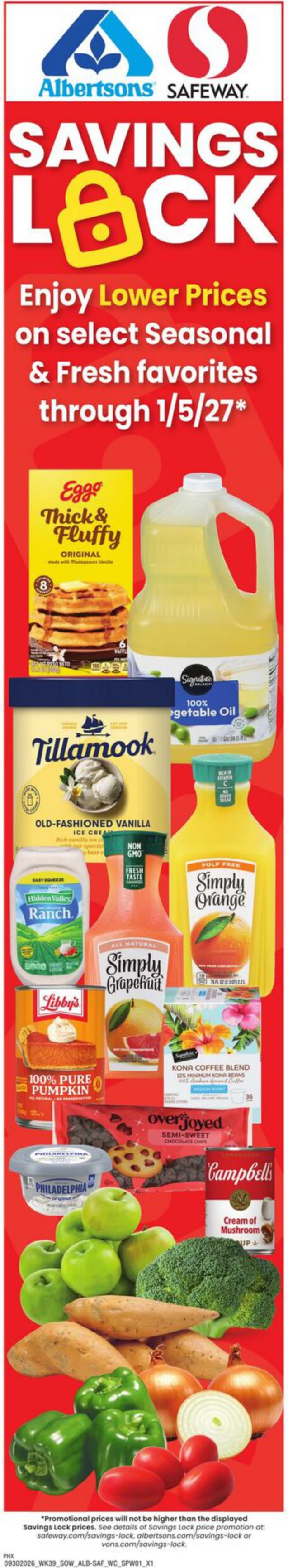 Albertsons Southwest Weekly Ad - Page 1