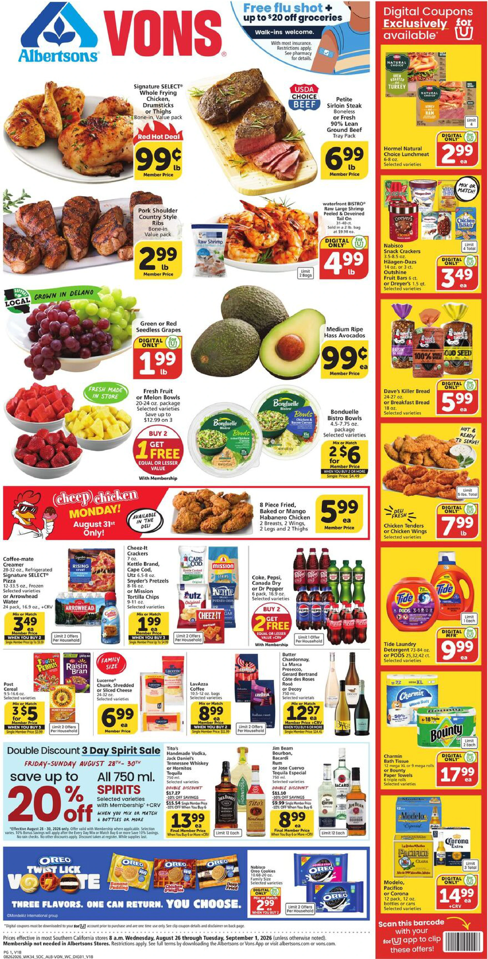 Albertsons West Coast Weekly Ad - Page 1