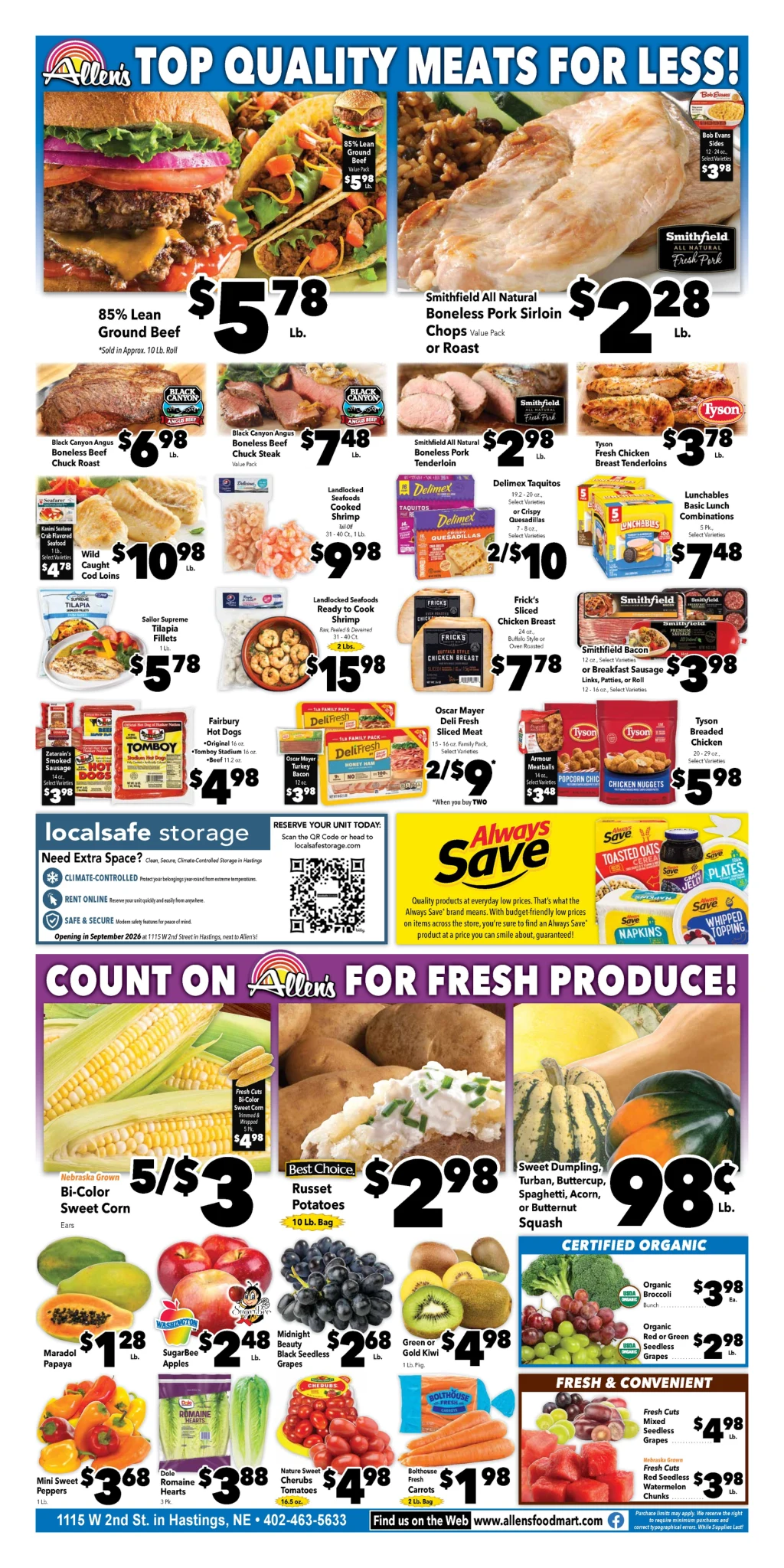 Allen's Food Mart Hastings, NE Next Weekly Ad - Page 2