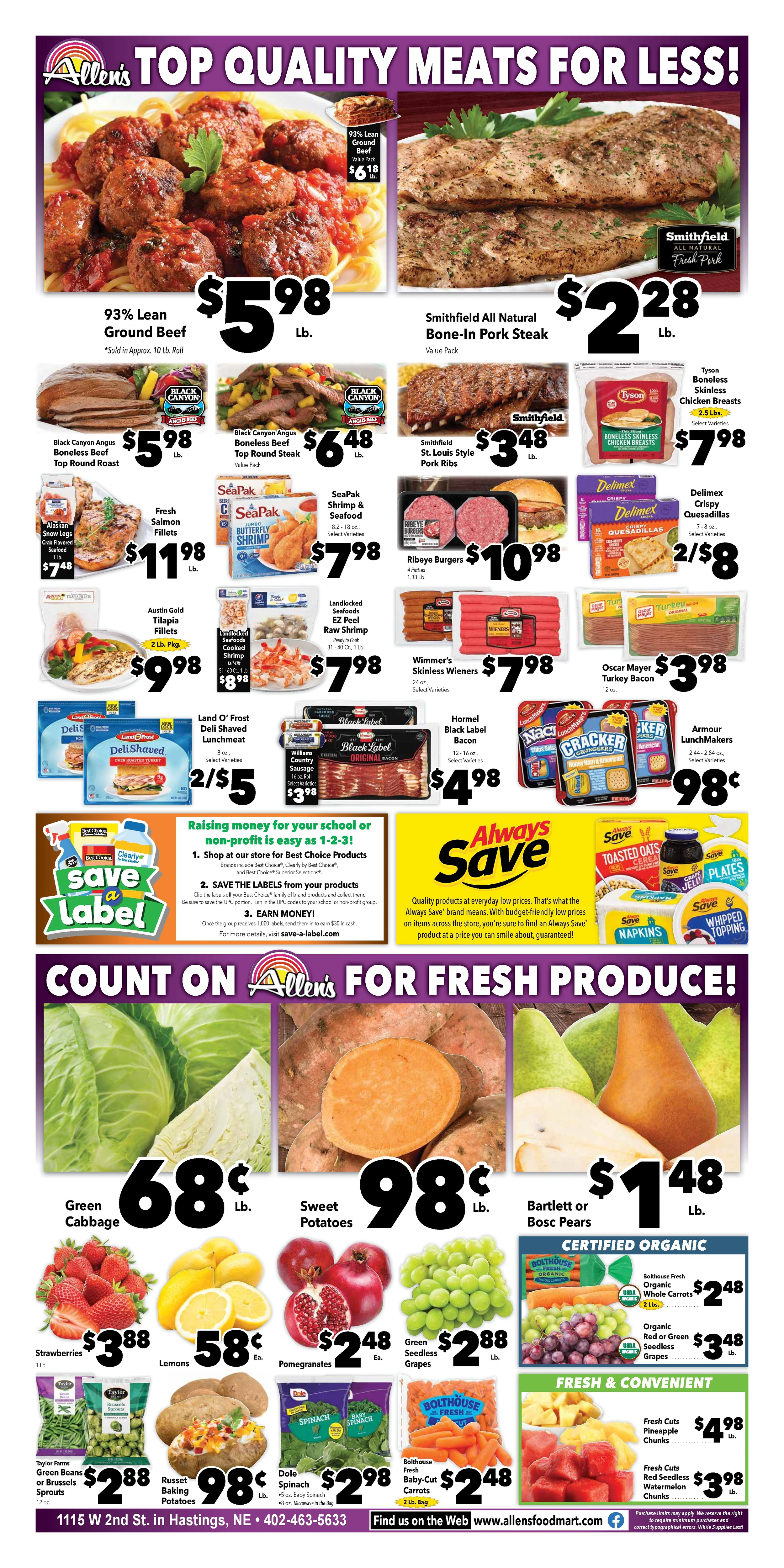 Allen's Food Mart Hastings, NE Next Weekly Ad - Page 2