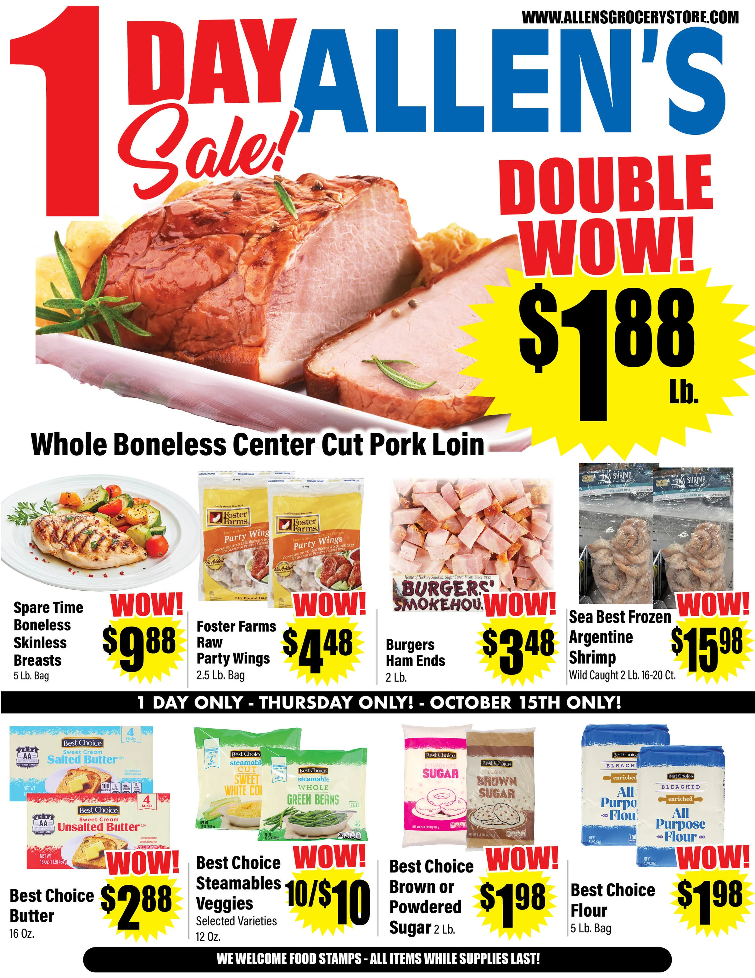 Allen's Grocery Summit - AR October 1 Day Sale  Ad - Page 2