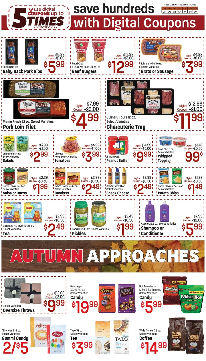 Al's Food Town Ad of September 1 - 7, 2026 - Page 8