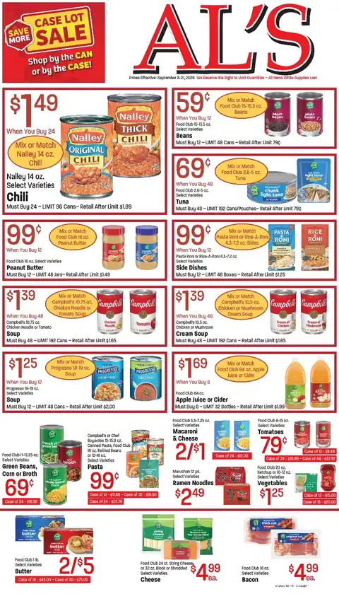 Caselot ad of September 8 - 21, 2026