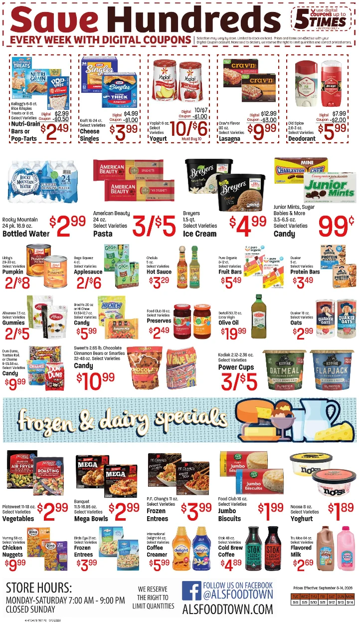 Al's Food Town Ad of September 8 - 14, 2026 - Page 4
