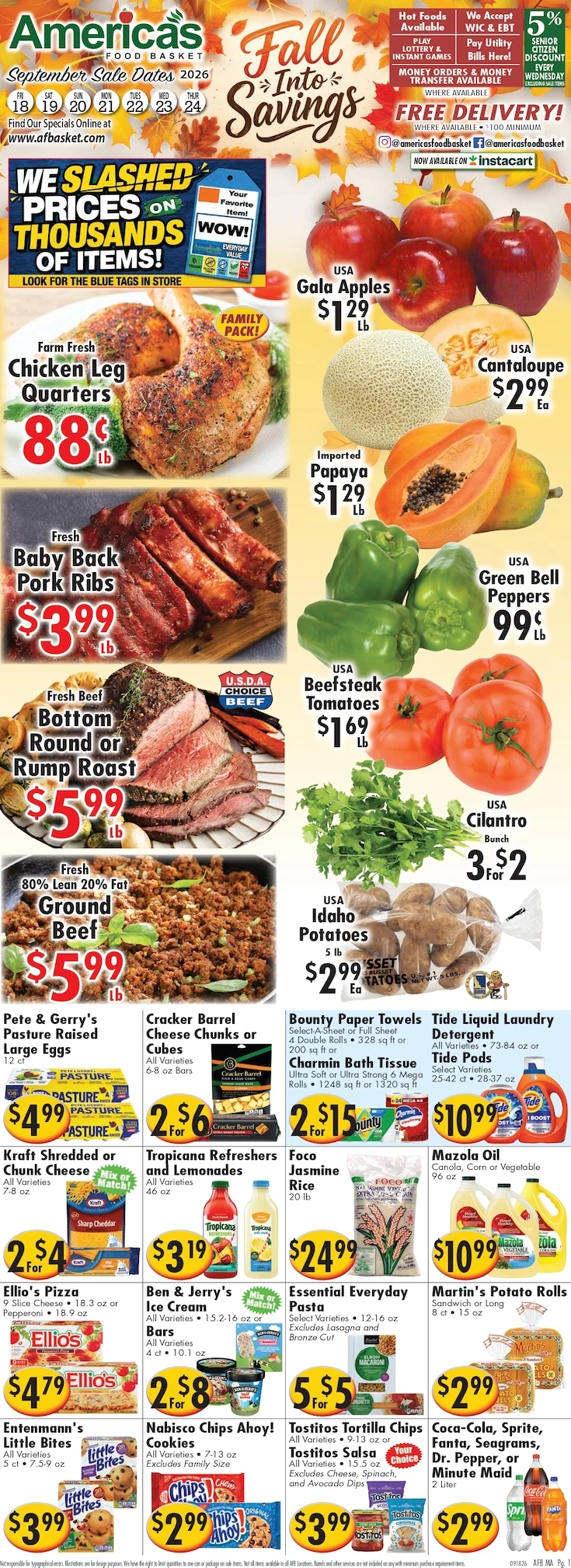 America's Food Basket Weekly Ad - Page 1