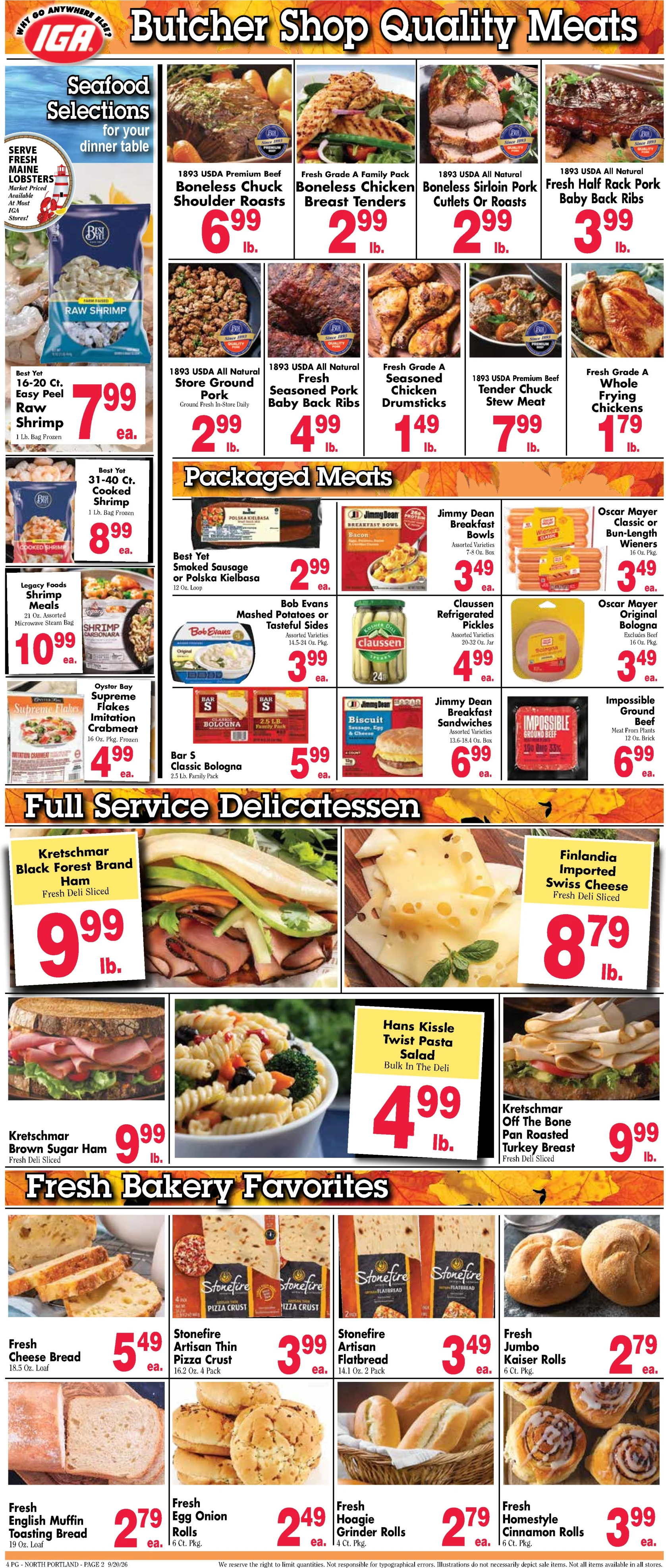 Andy's IGA Current Ad - Page 2