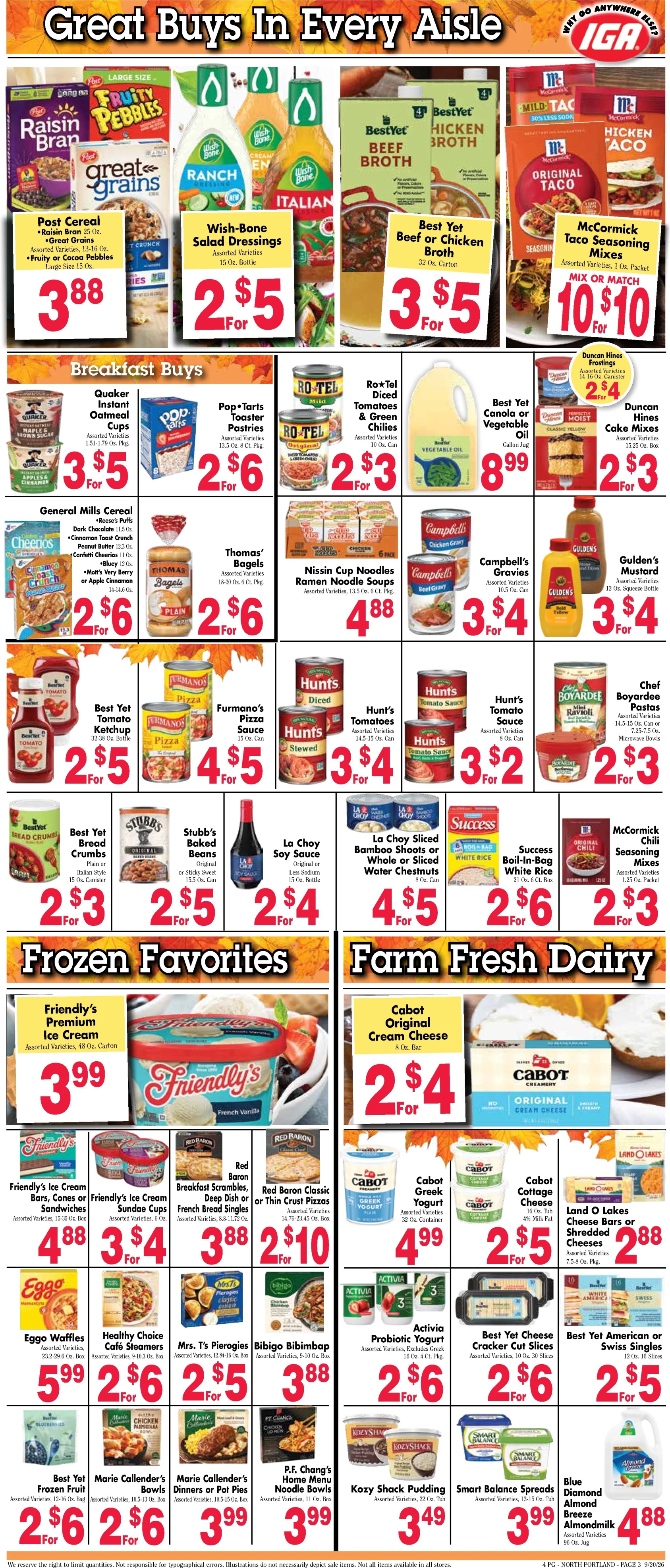 Andy's IGA Current Ad - Page 3