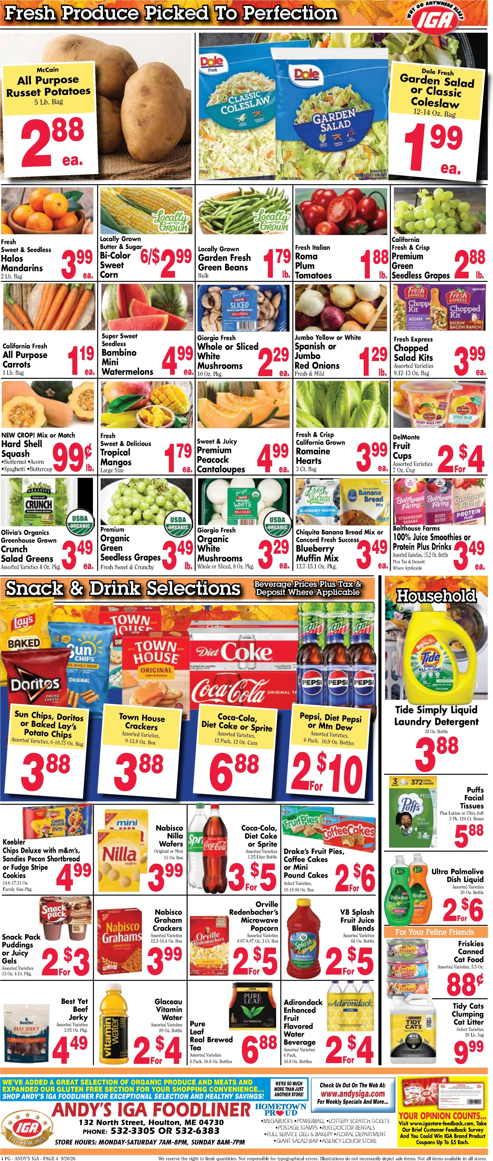 Andy's IGA Current Ad - Page 4