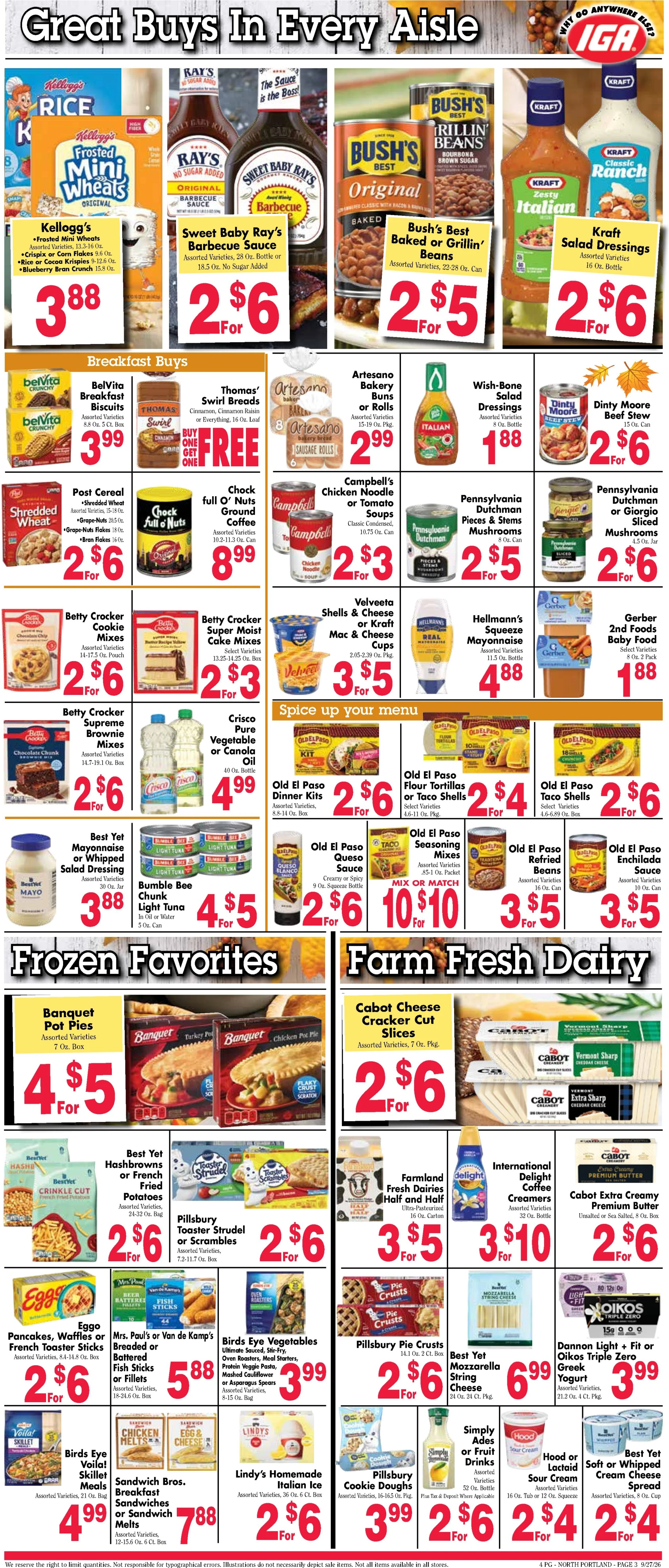 Andy's IGA Current Ad - Page 3