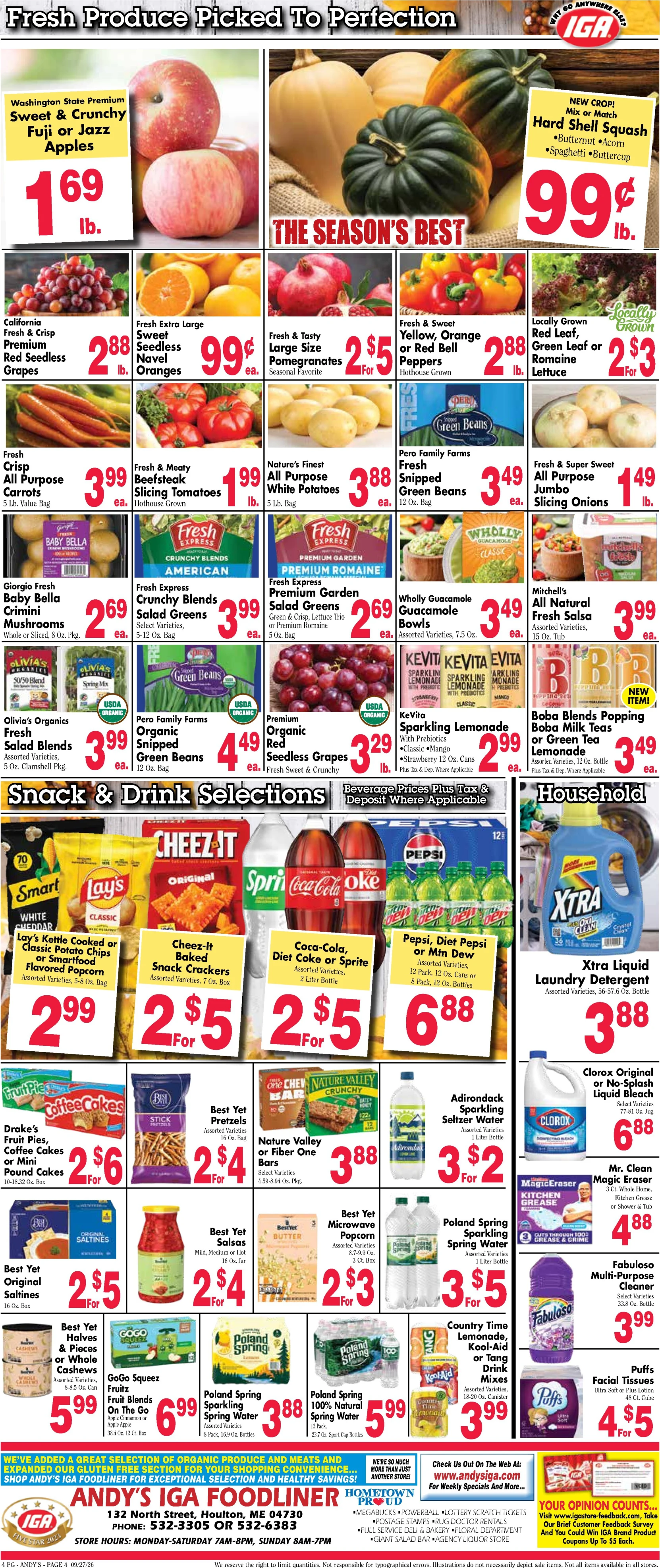 Andy's IGA Current Ad - Page 4