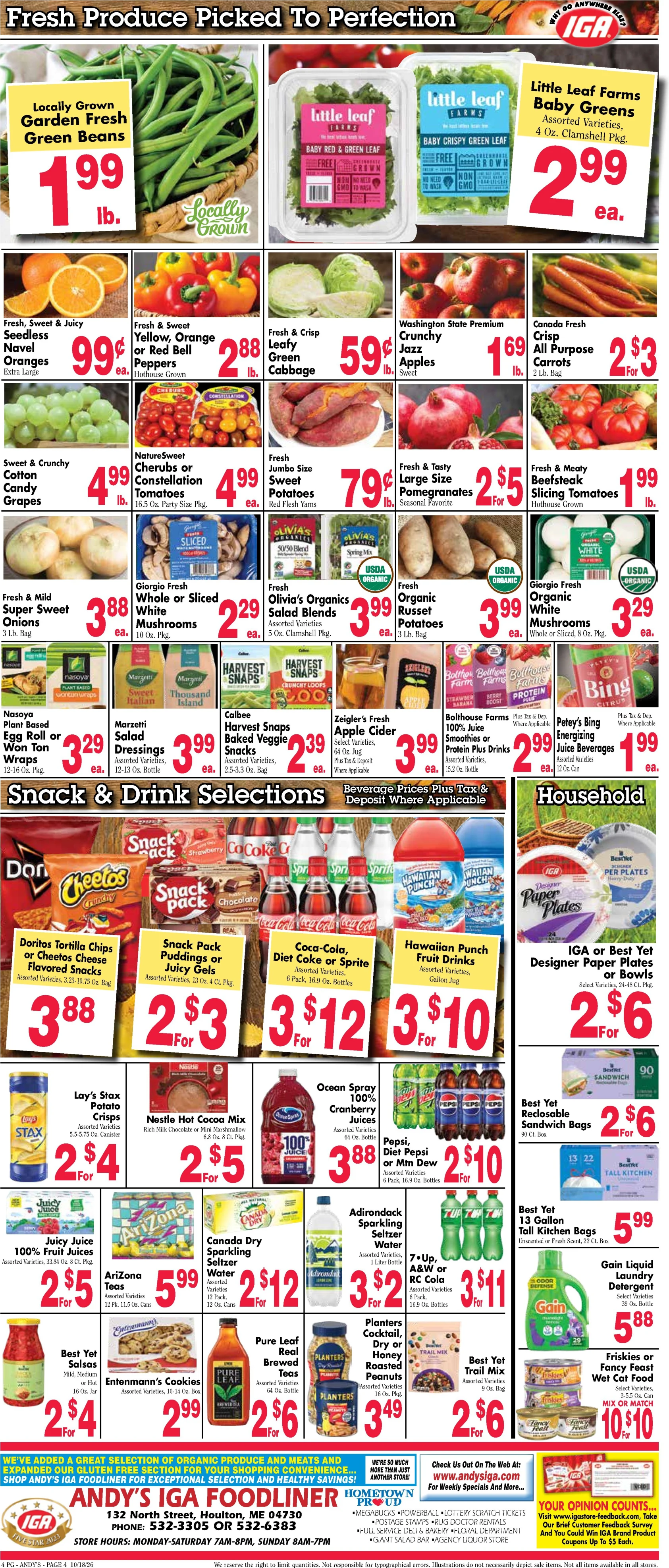 Andy's IGA Current Ad - Page 4