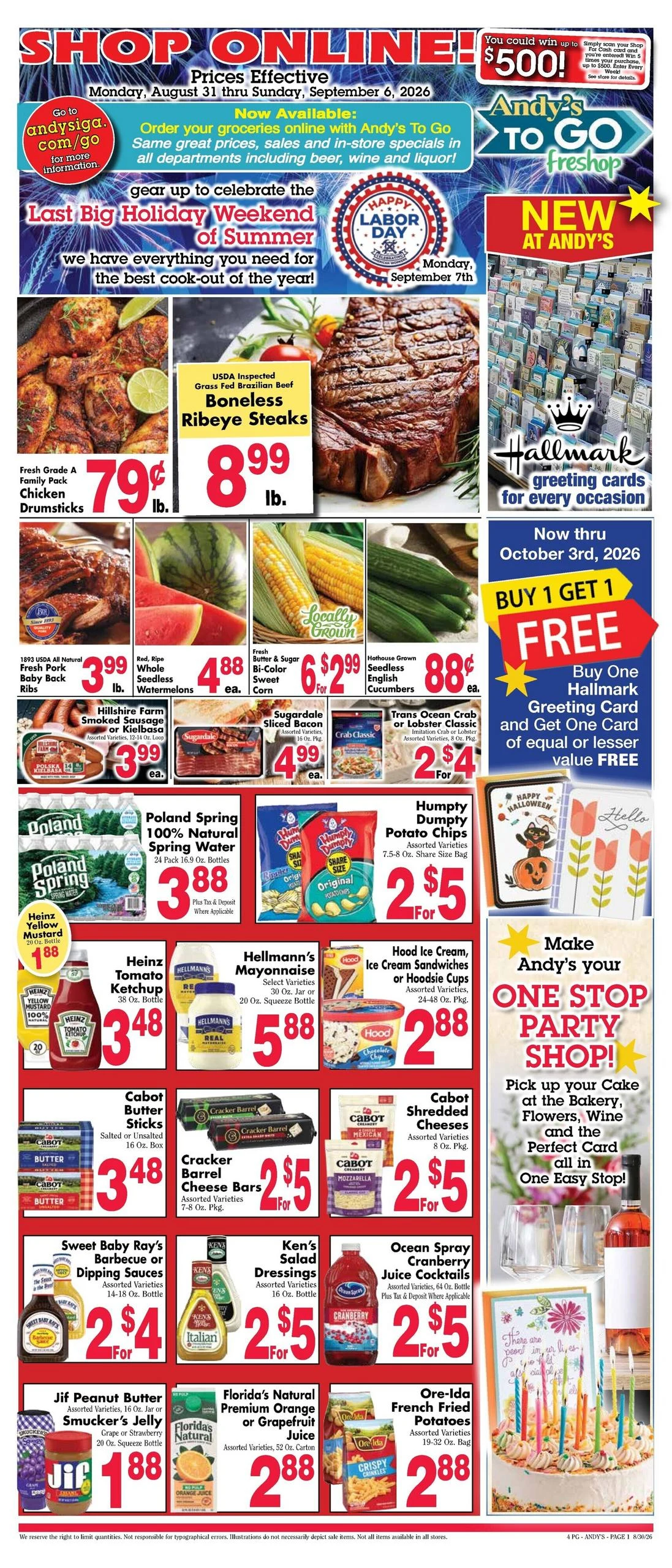 Andy's IGA Indexed Weekly - Page 1
