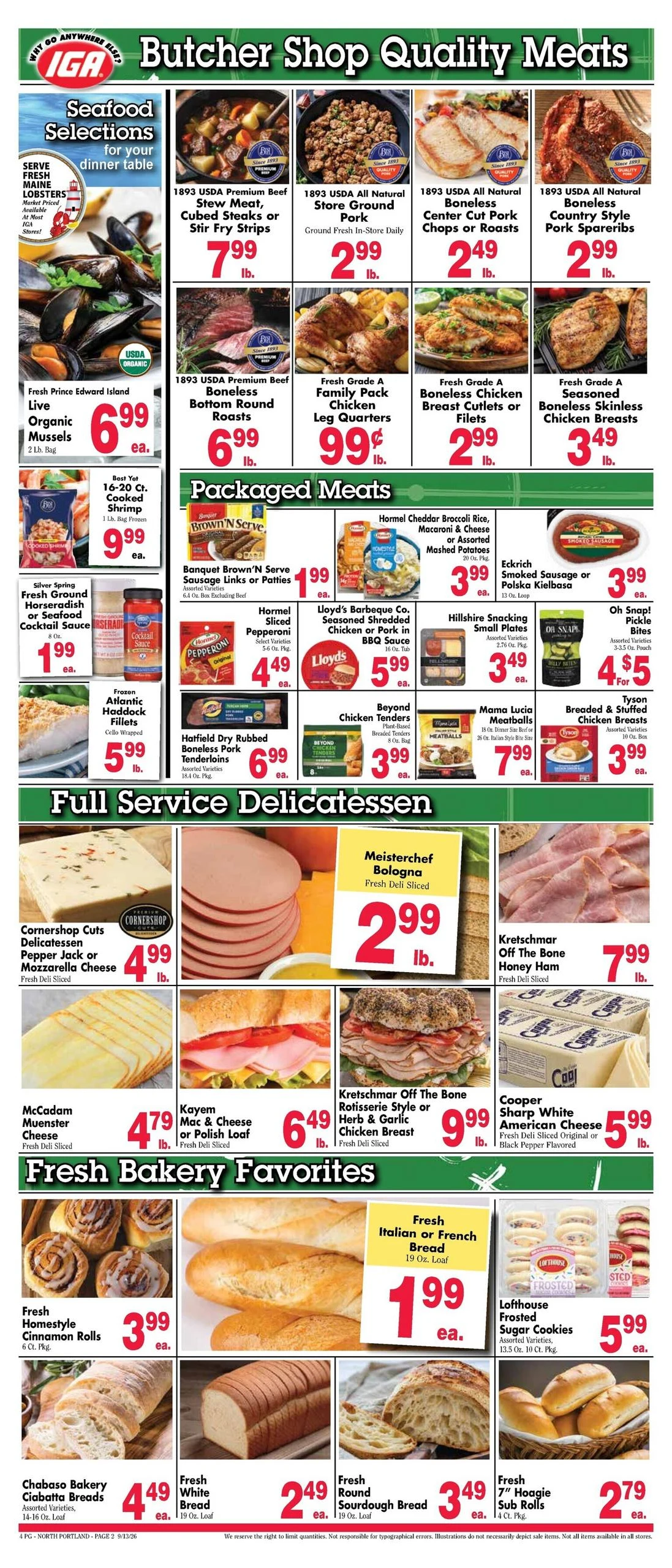 Andy's IGA Indexed Weekly - Page 2