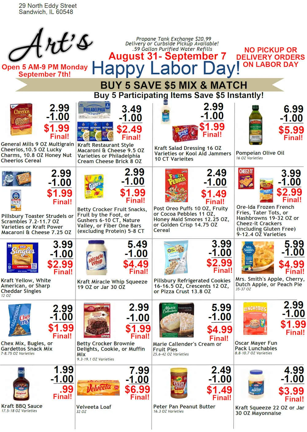 Art's Food Market Weekly Ad - Page 1