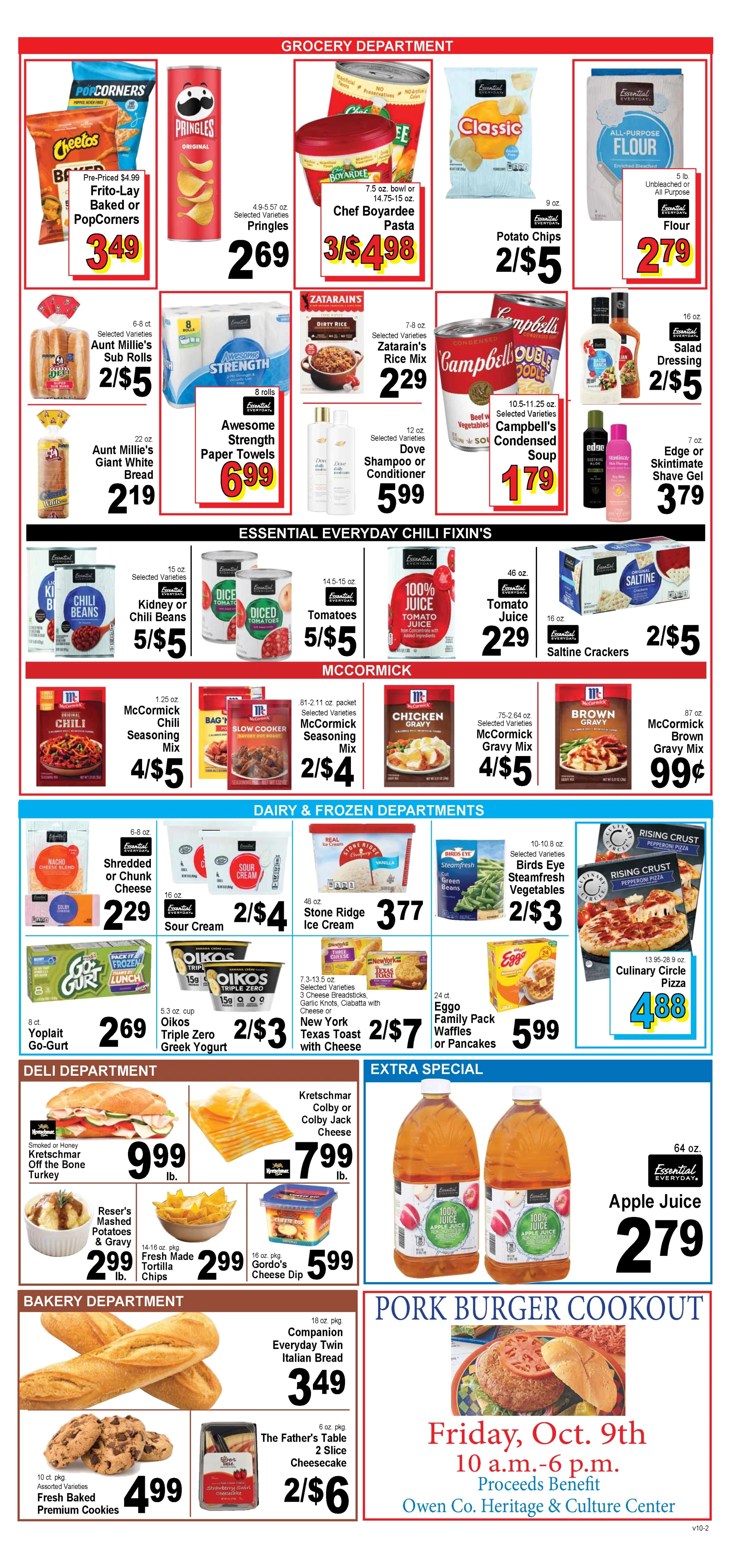 Babbs Supermarket Spencer Weekly Ad - Page 2