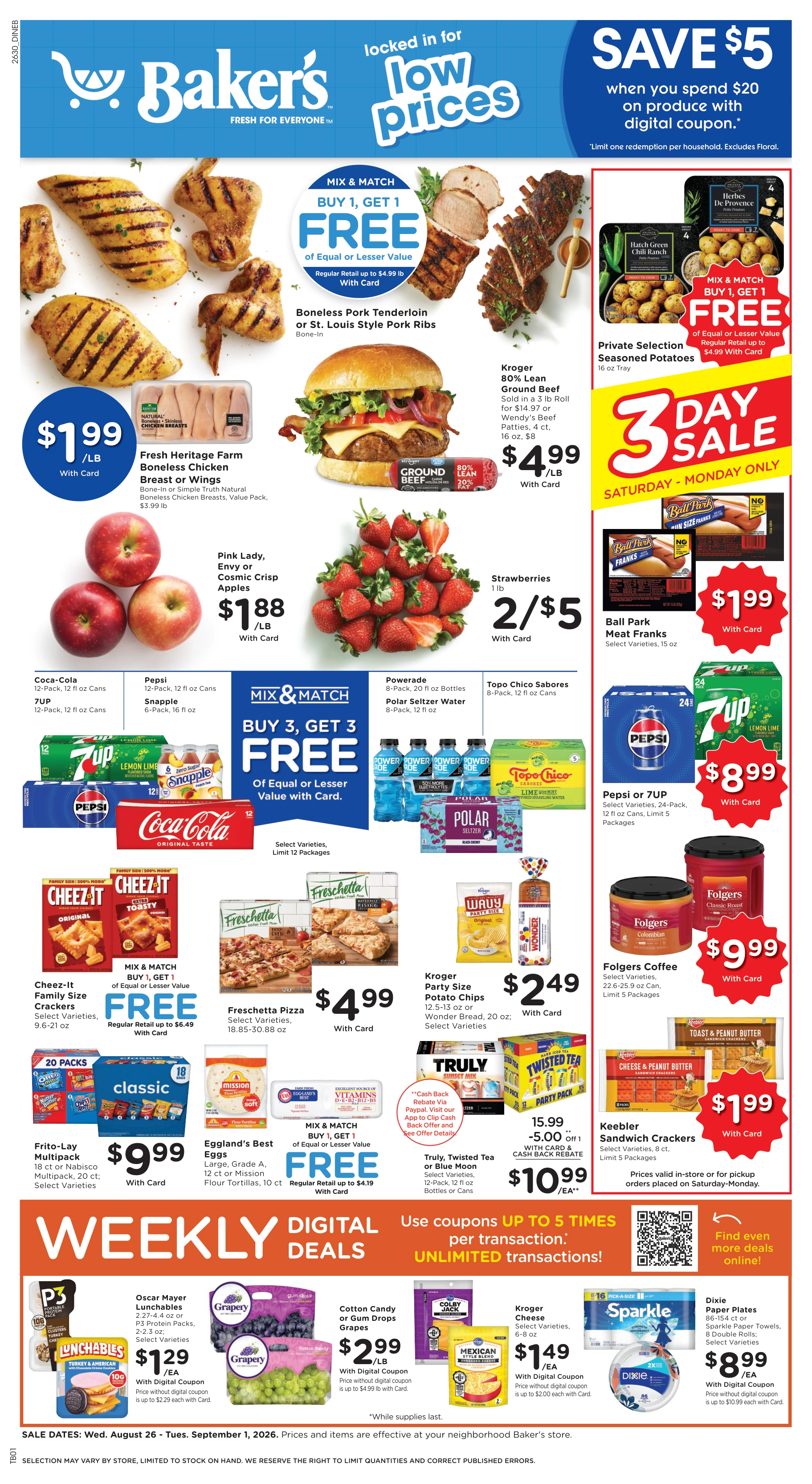 Bakers Weekly Ad - Page 1