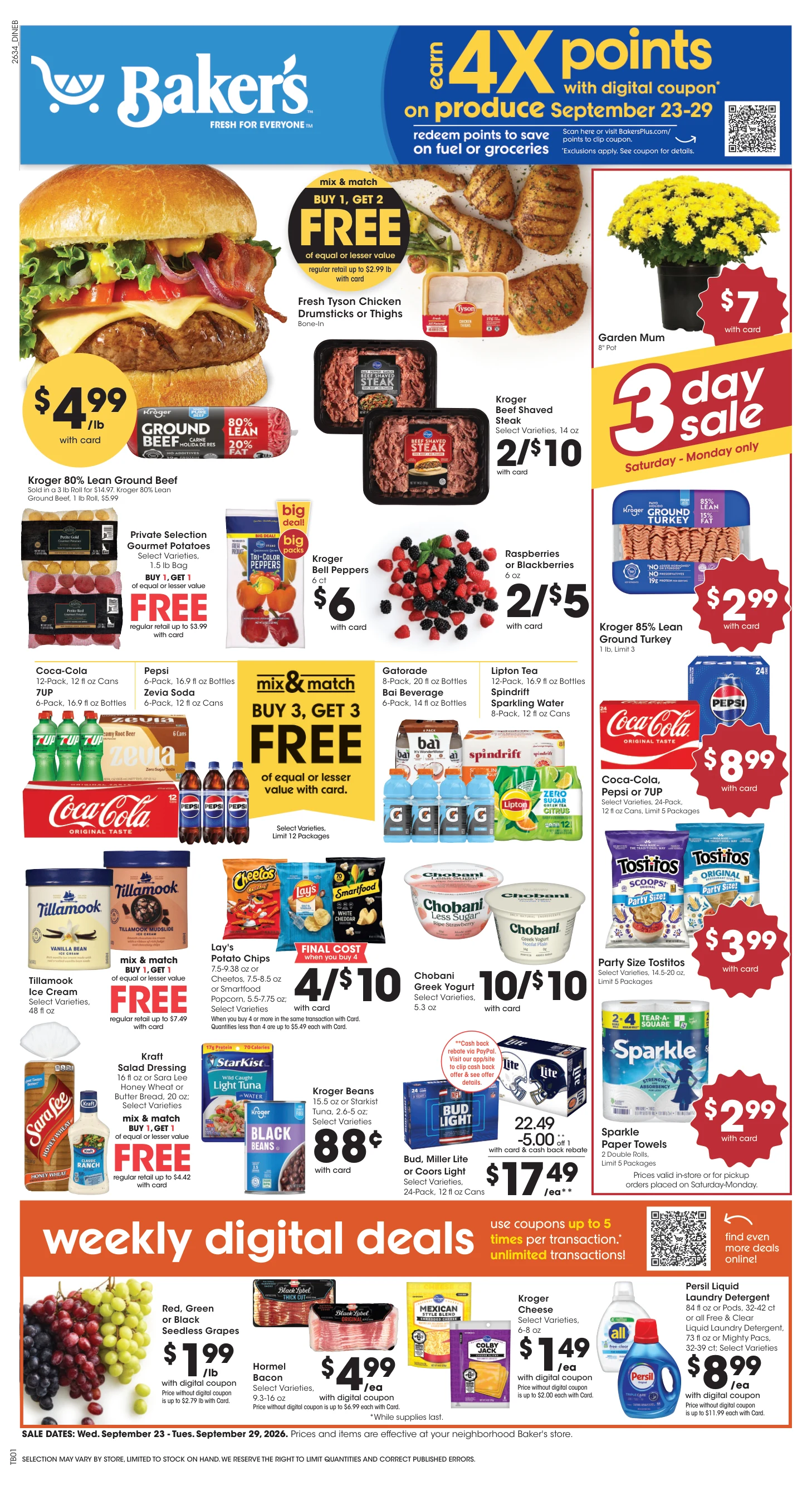 Bakers Weekly Ad - Page 1