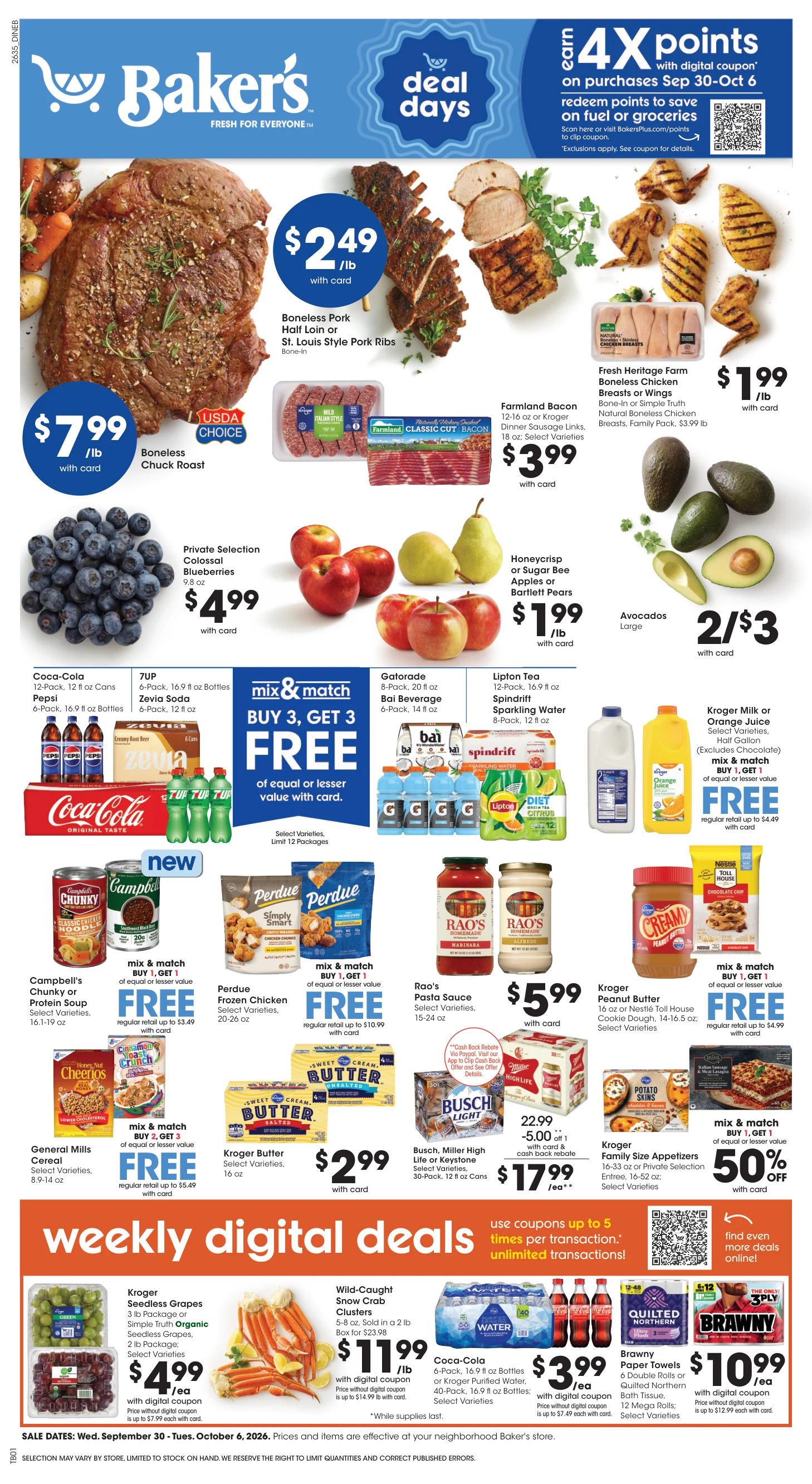Bakers Weekly Ad - Page 1