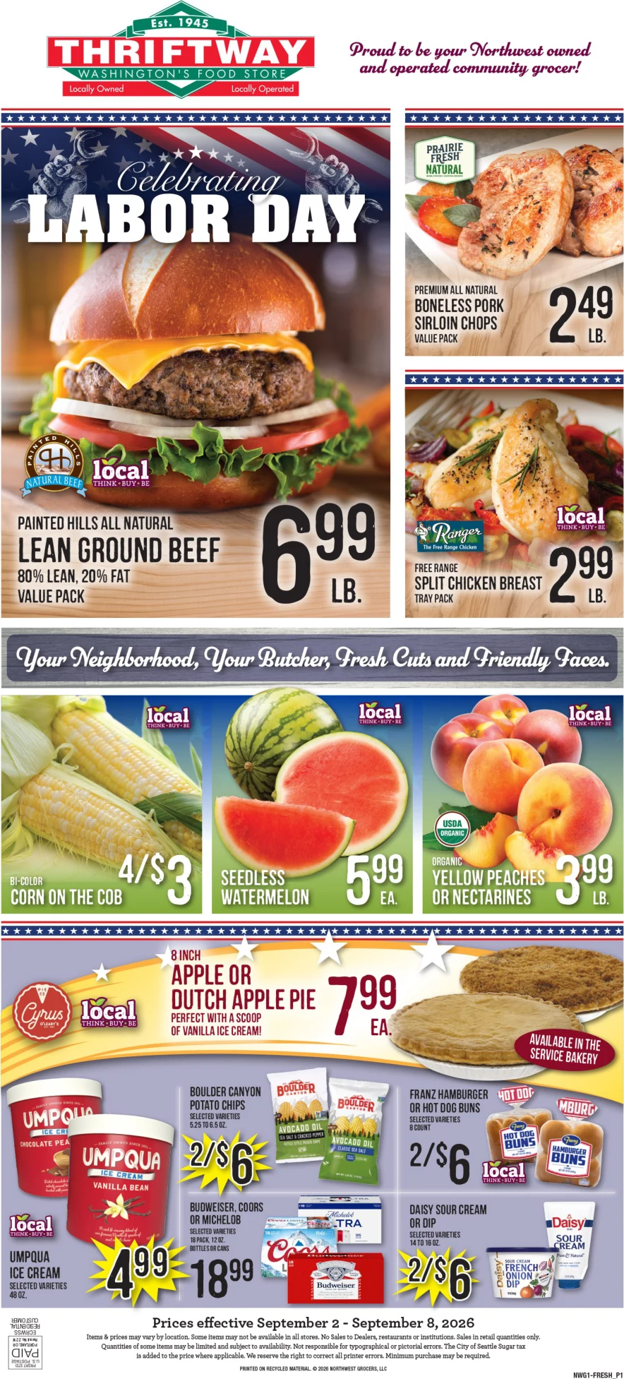 Ballinger Thriftway Ballinger Thriftway Weekly Ad - Page 1