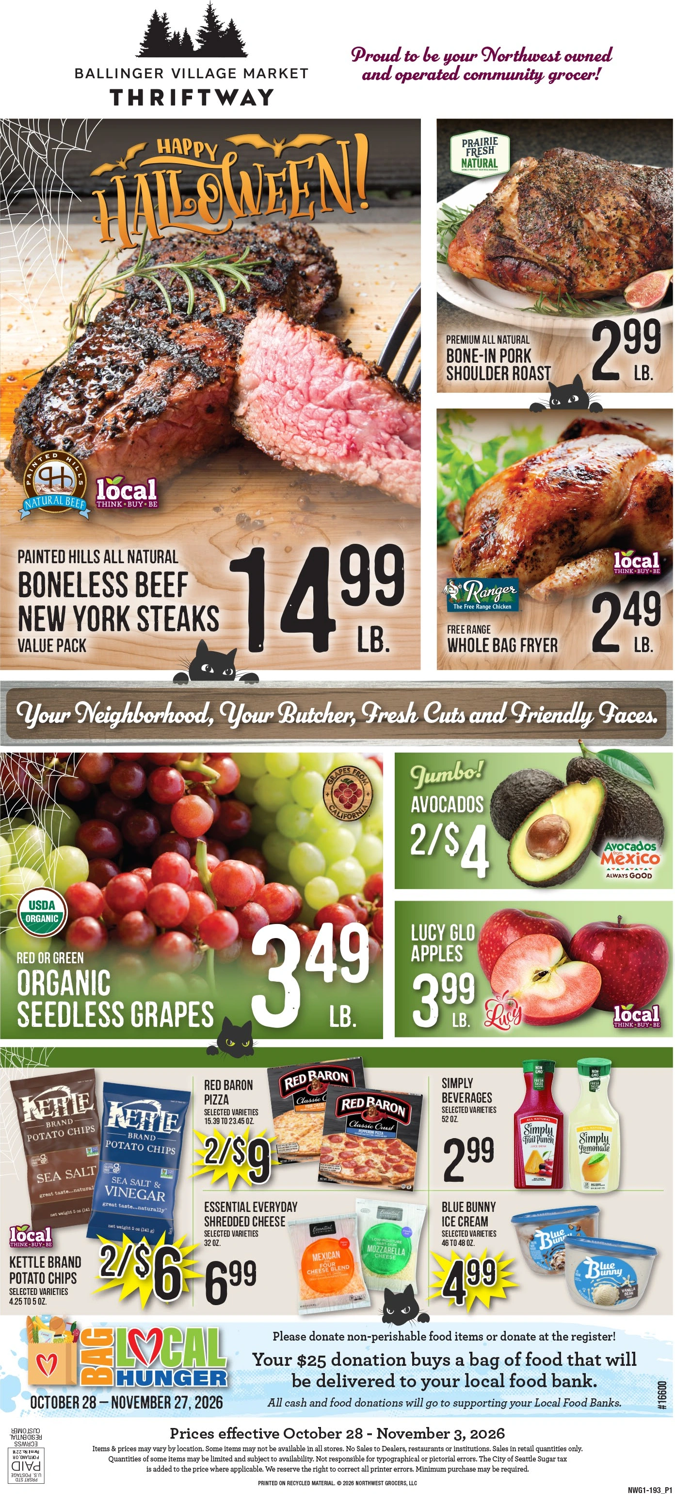 Ballinger Thriftway Ballinger Thriftway Weekly Ad - Page 1