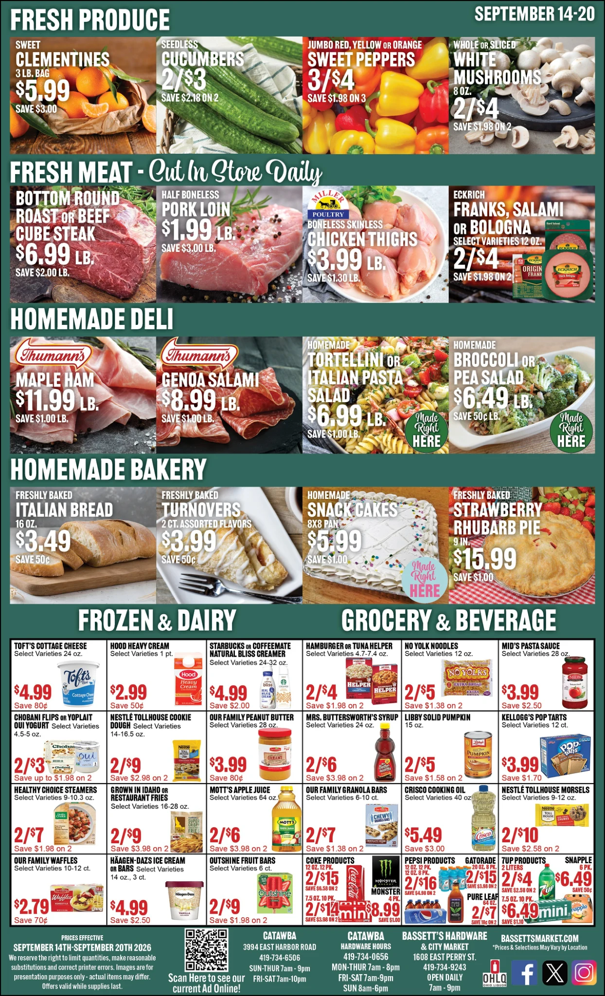 Bassett's Market Current Ad - Page 2