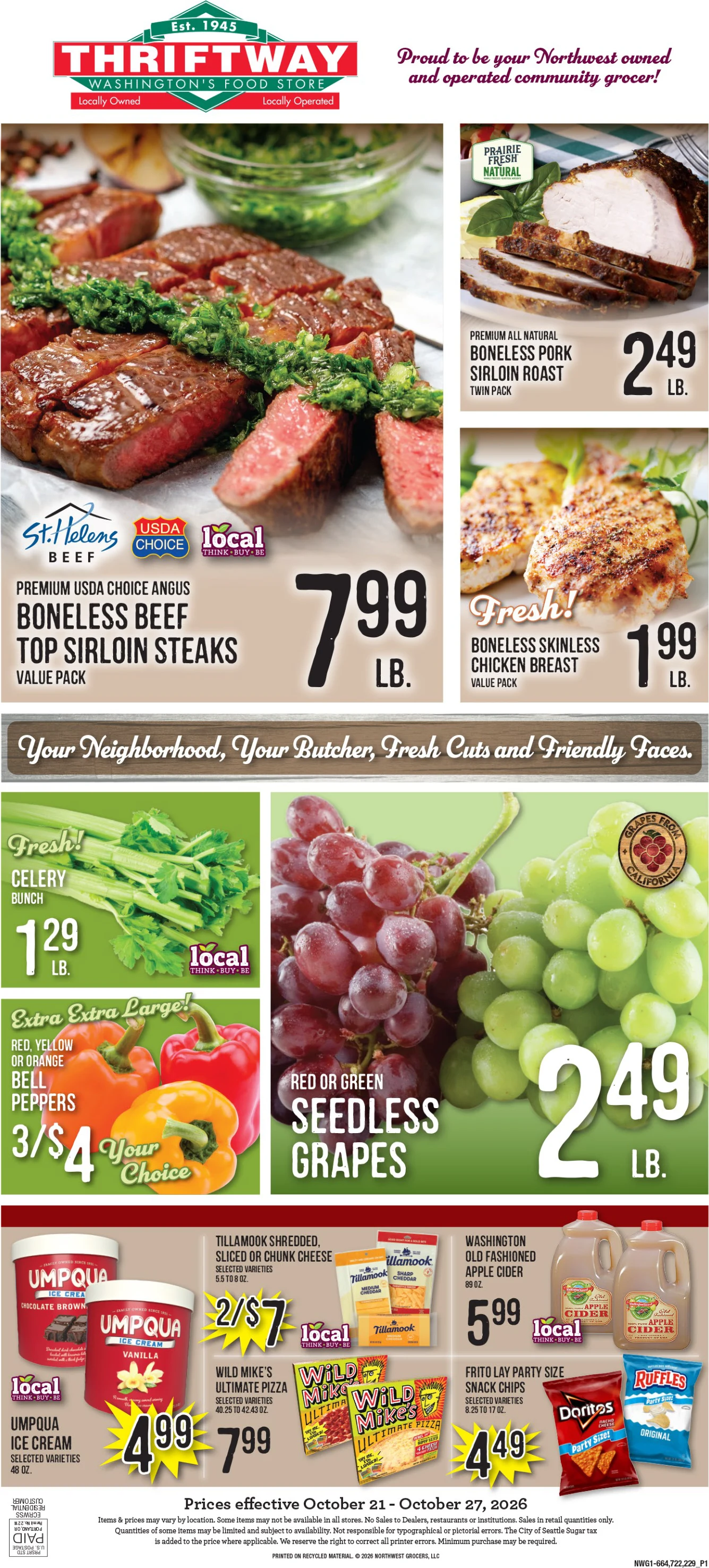 Bayview & Ralph's Thriftway Bayview & Ralph's Thriftway Weekly Ad - Page 1