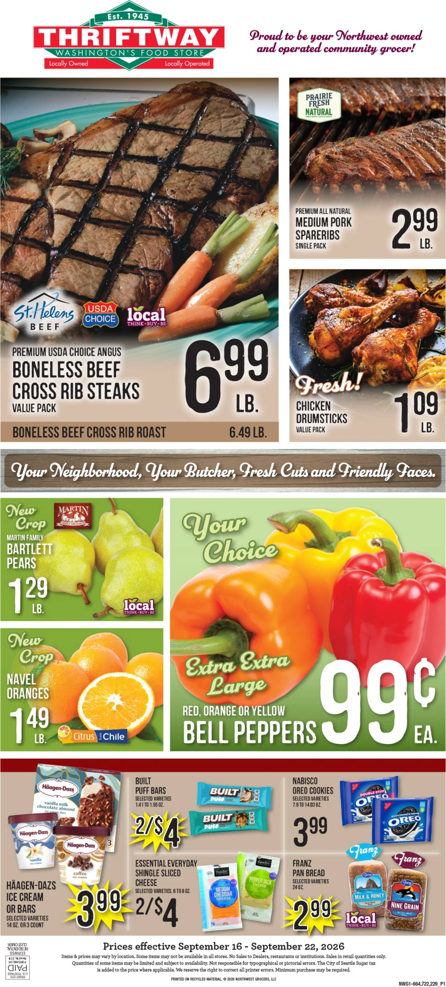Bayview & Ralph's Thriftway Bayview & Ralph's Thriftway Weekly Ad - Page 1