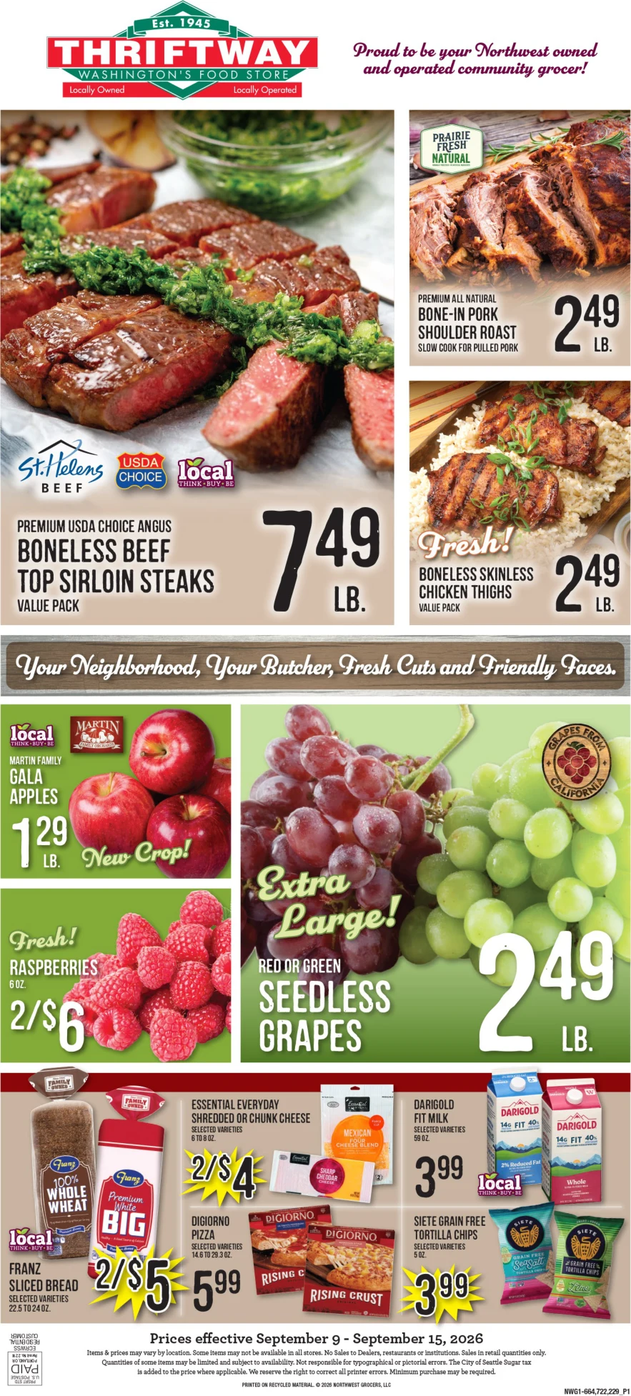 Bayview & Ralph's Thriftway Bayview & Ralph's Thriftway Weekly Ad - Page 1