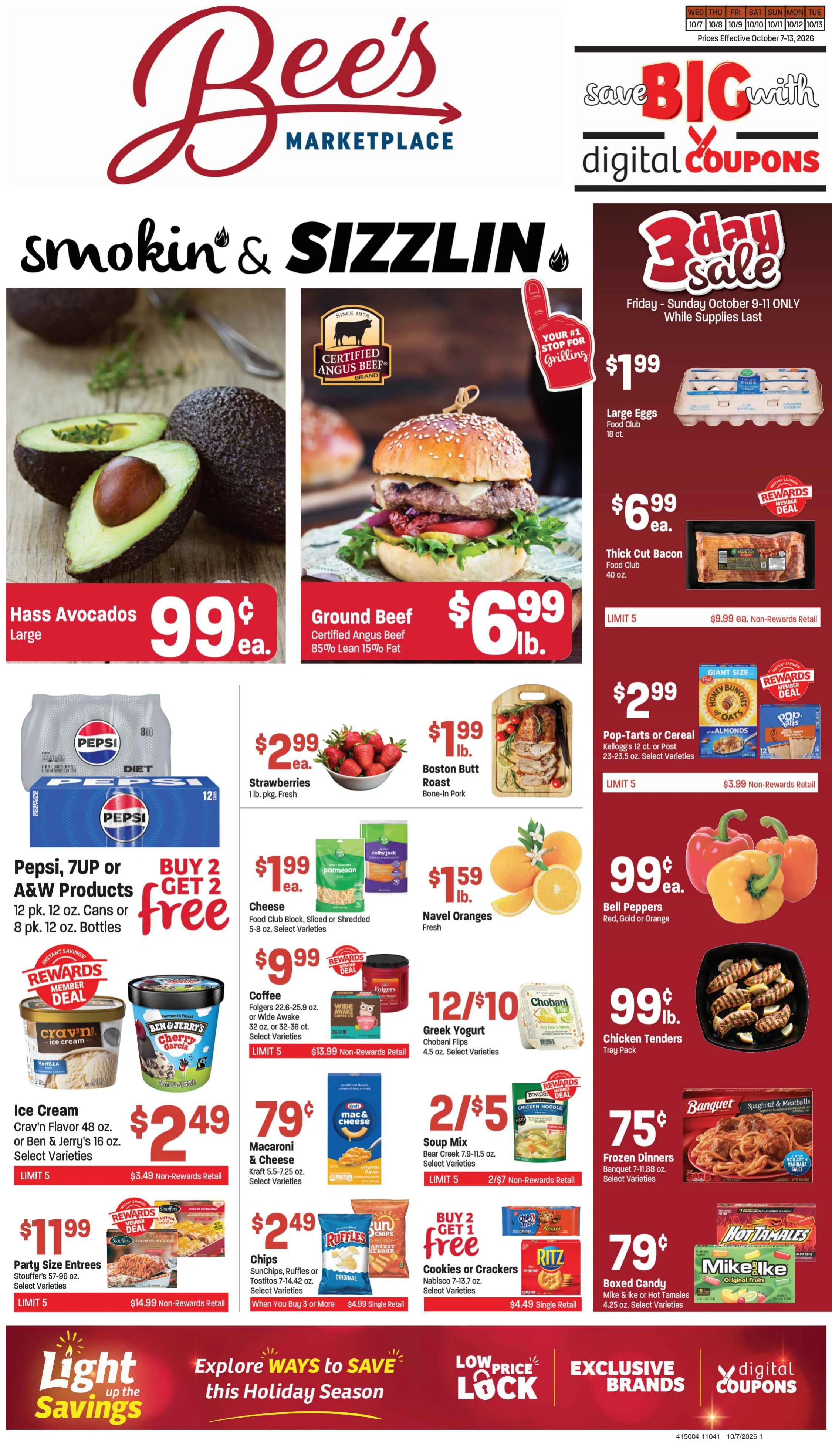 Bee's Marketplace Weekly Ad - Page 1