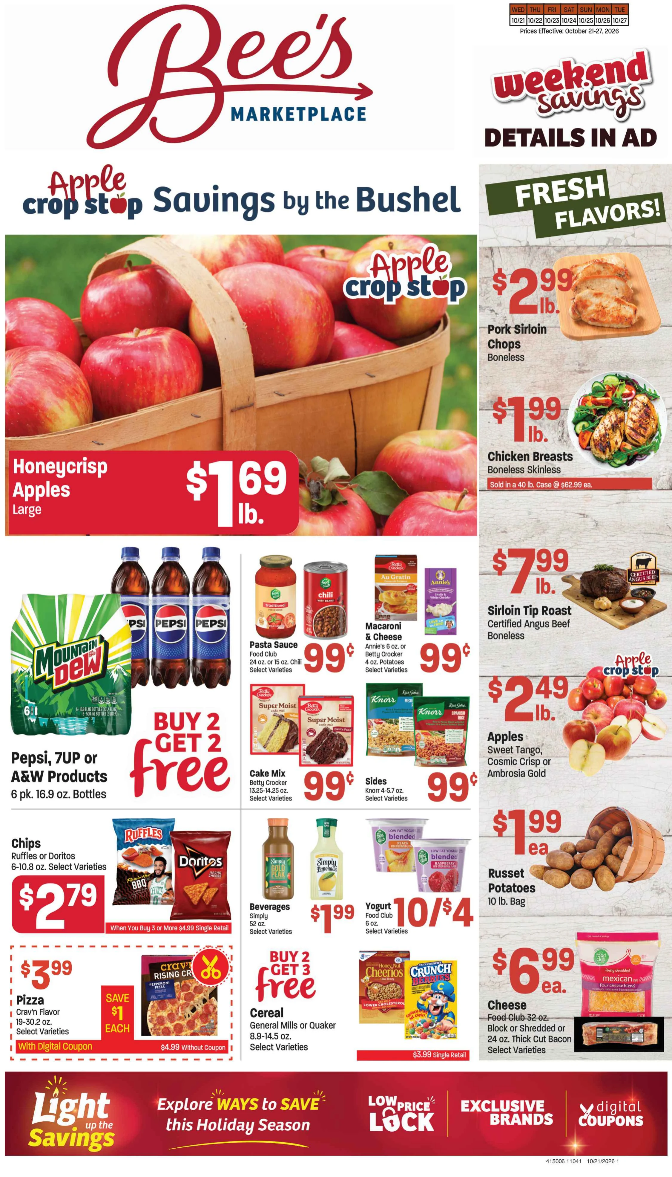 Bee's Marketplace Weekly Ad - Page 1
