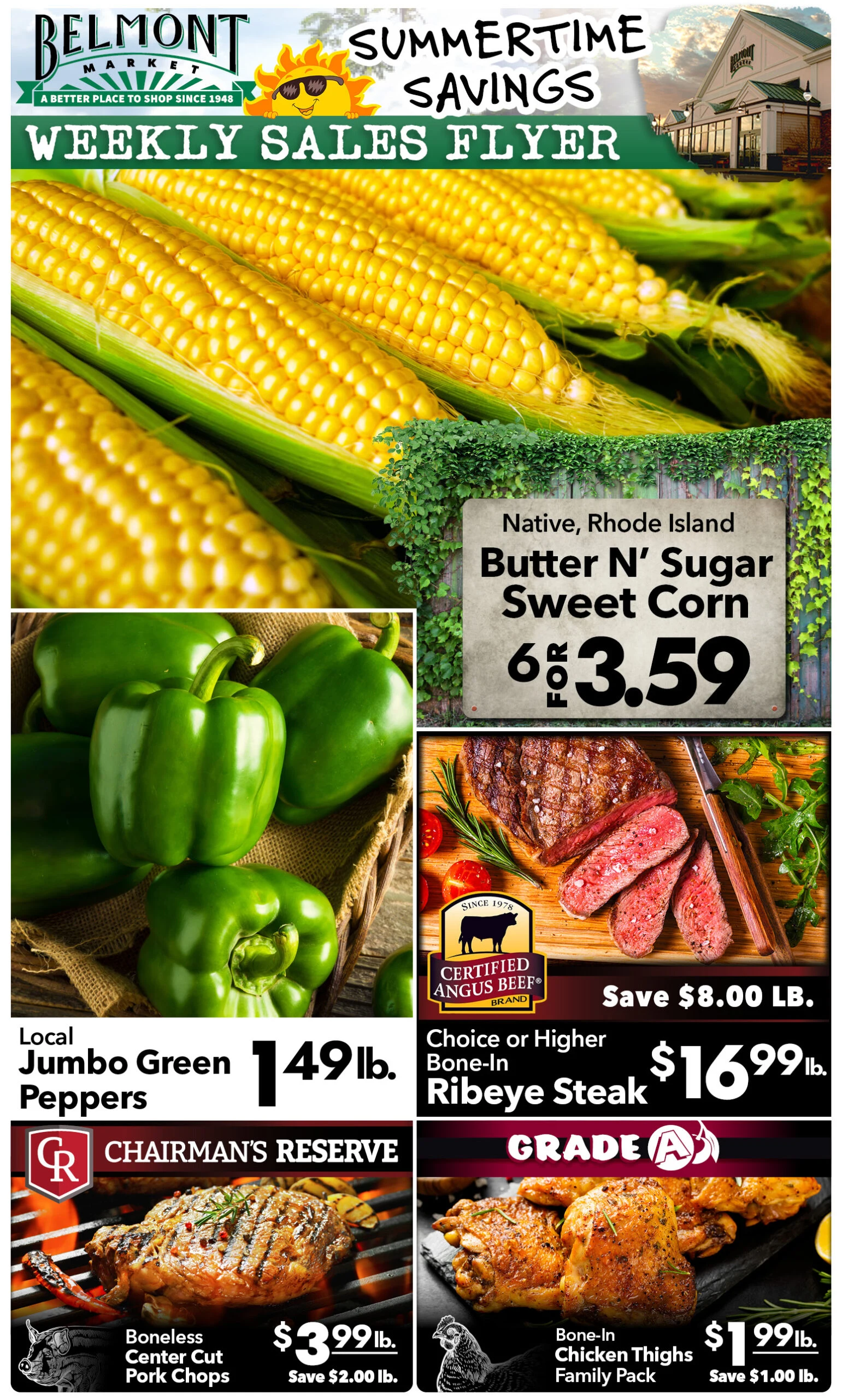 Belmont Market Weekly Ad - Page 1