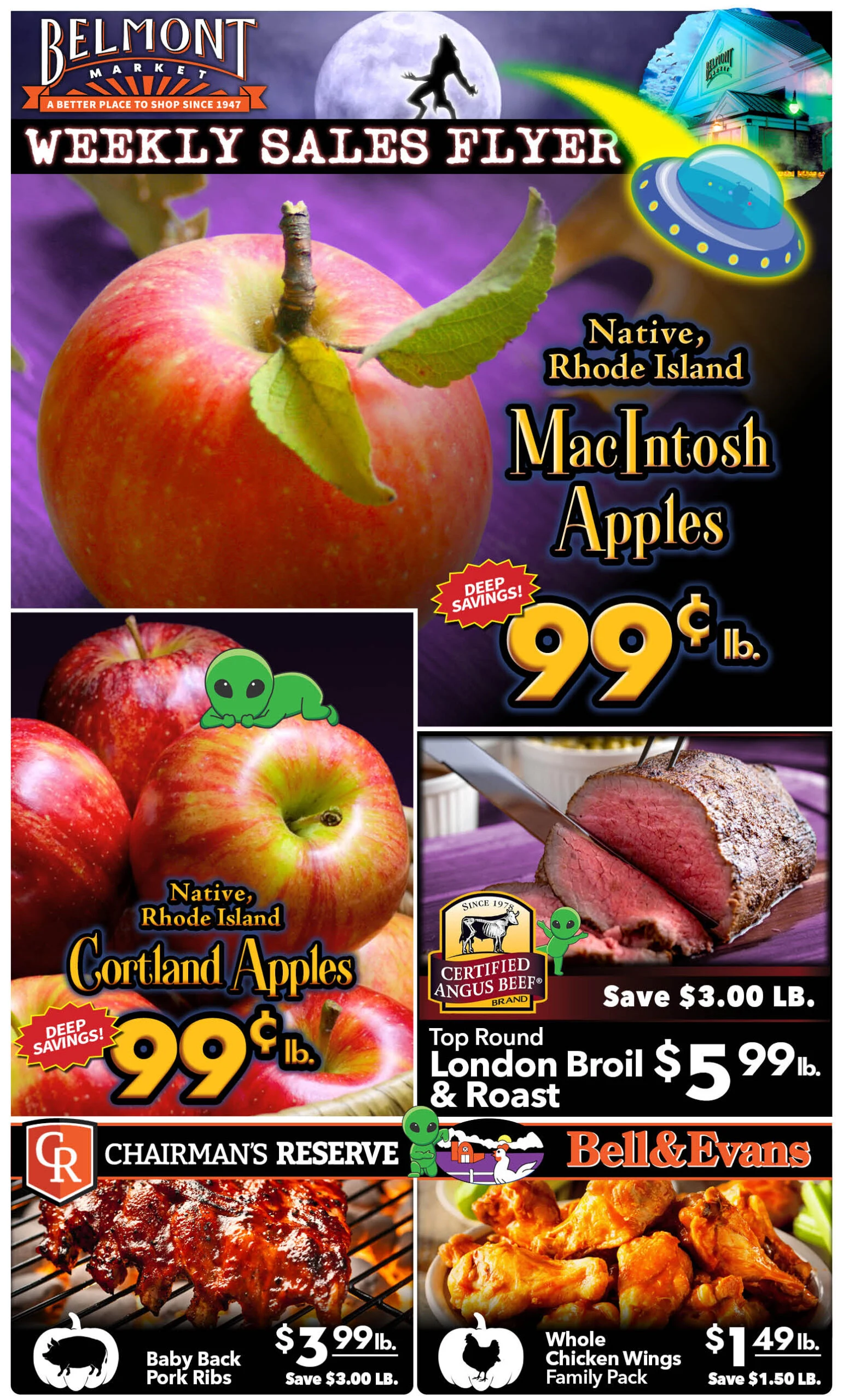 Belmont Market Weekly Ad - Page 1
