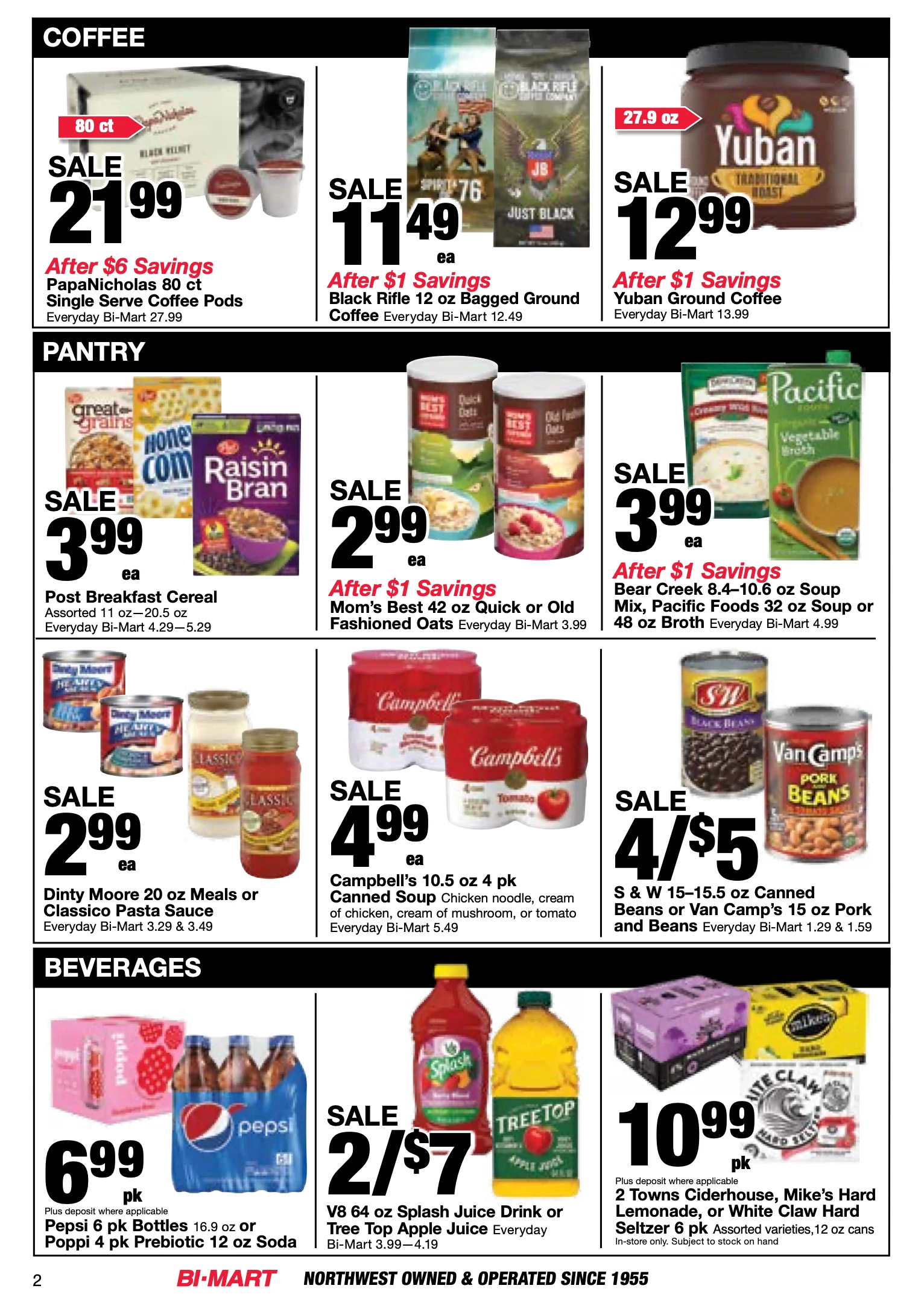 Bi-Mart September 29 Membership Savings Book - Page 2