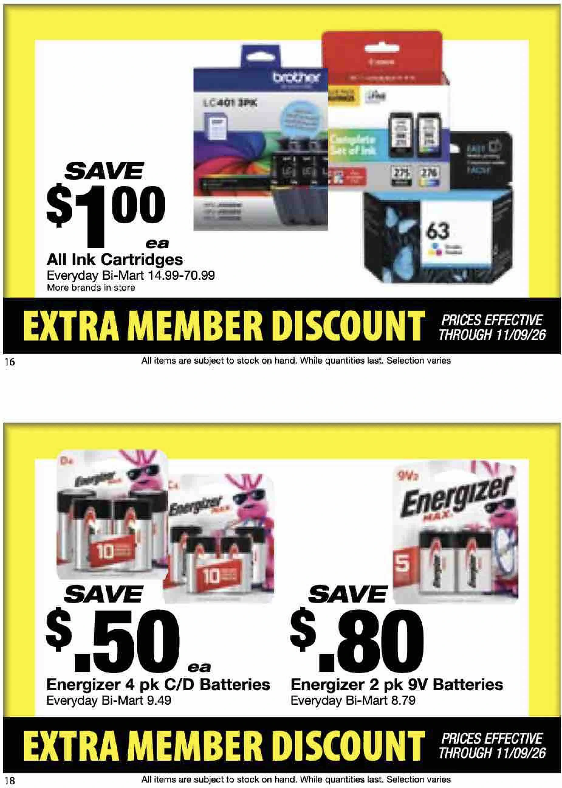 Bi-Mart October 26 Extra Member Discount - Page 10