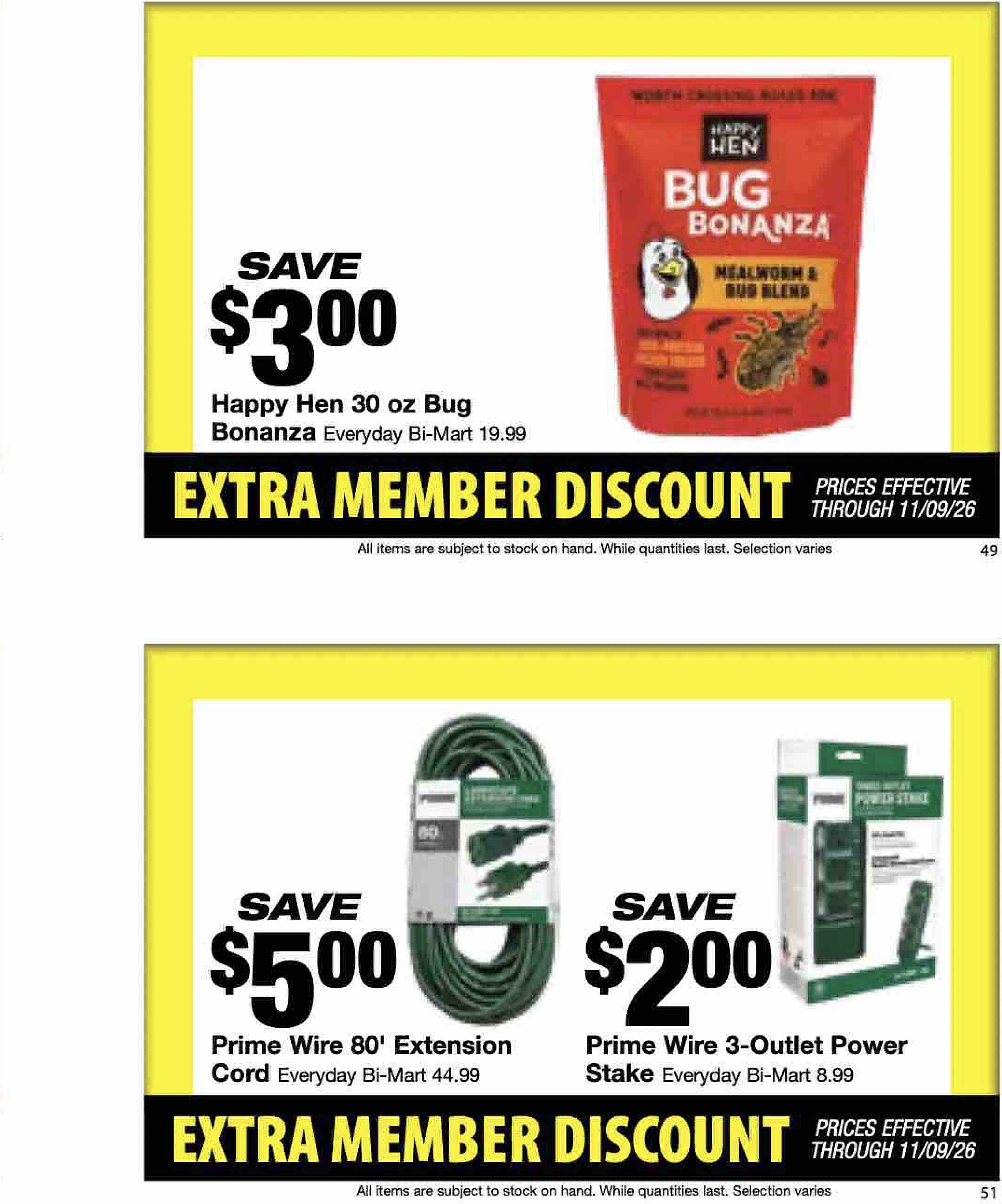 Bi-Mart October 26 Extra Member Discount - Page 27