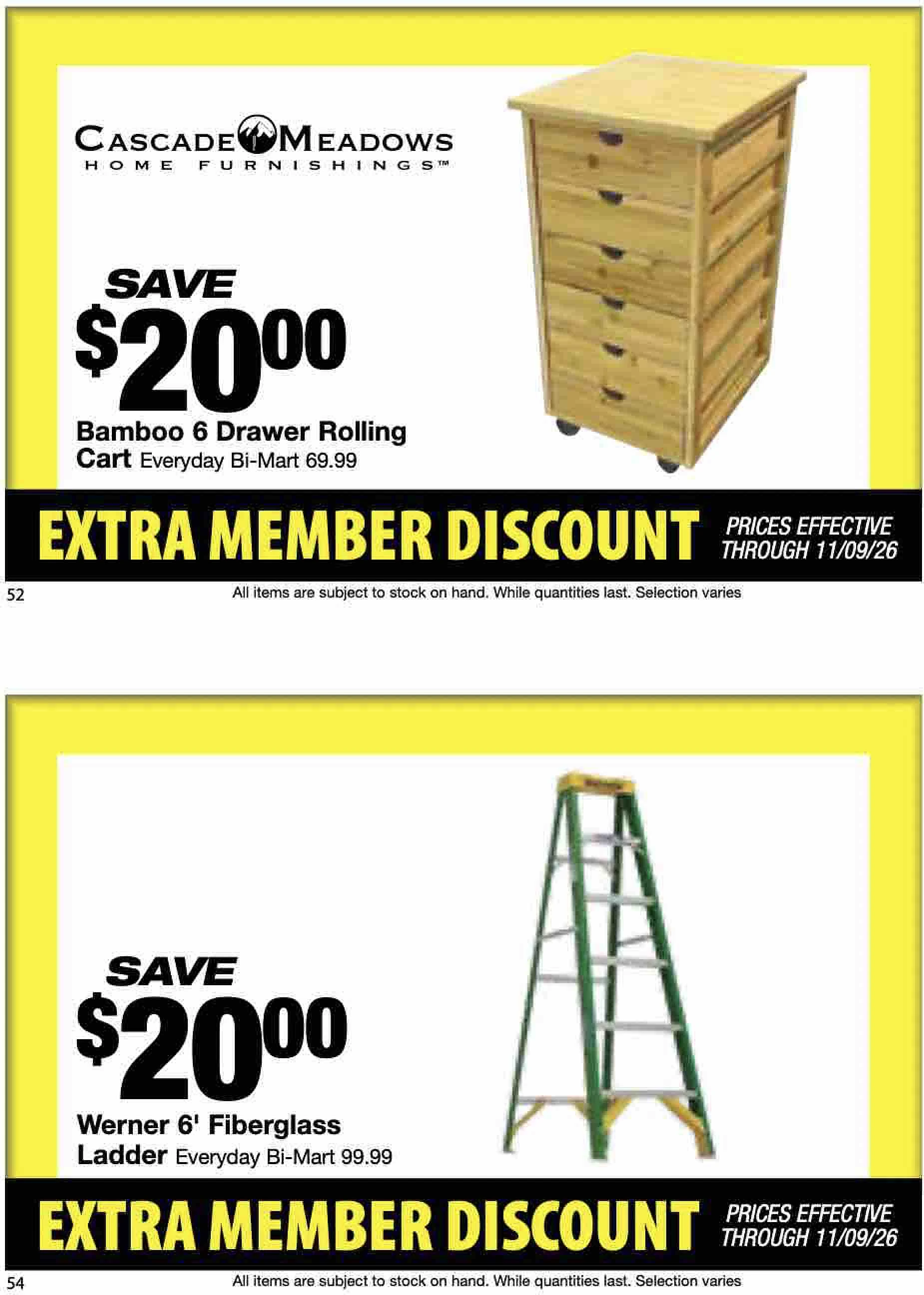 Bi-Mart October 26 Extra Member Discount - Page 28